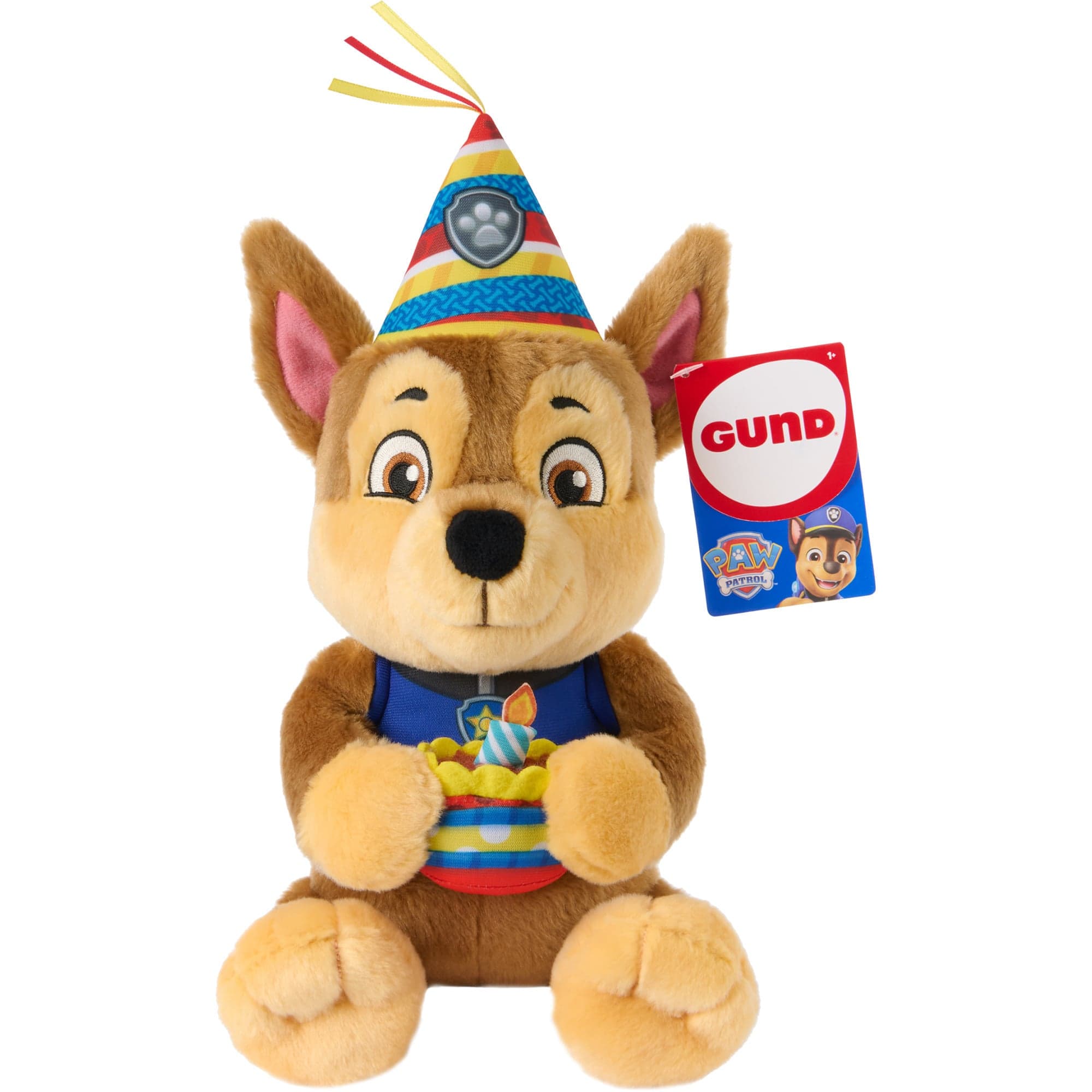 GUND - PAW Patrol Chase Gerburtstagsplüsch, Kuscheltier