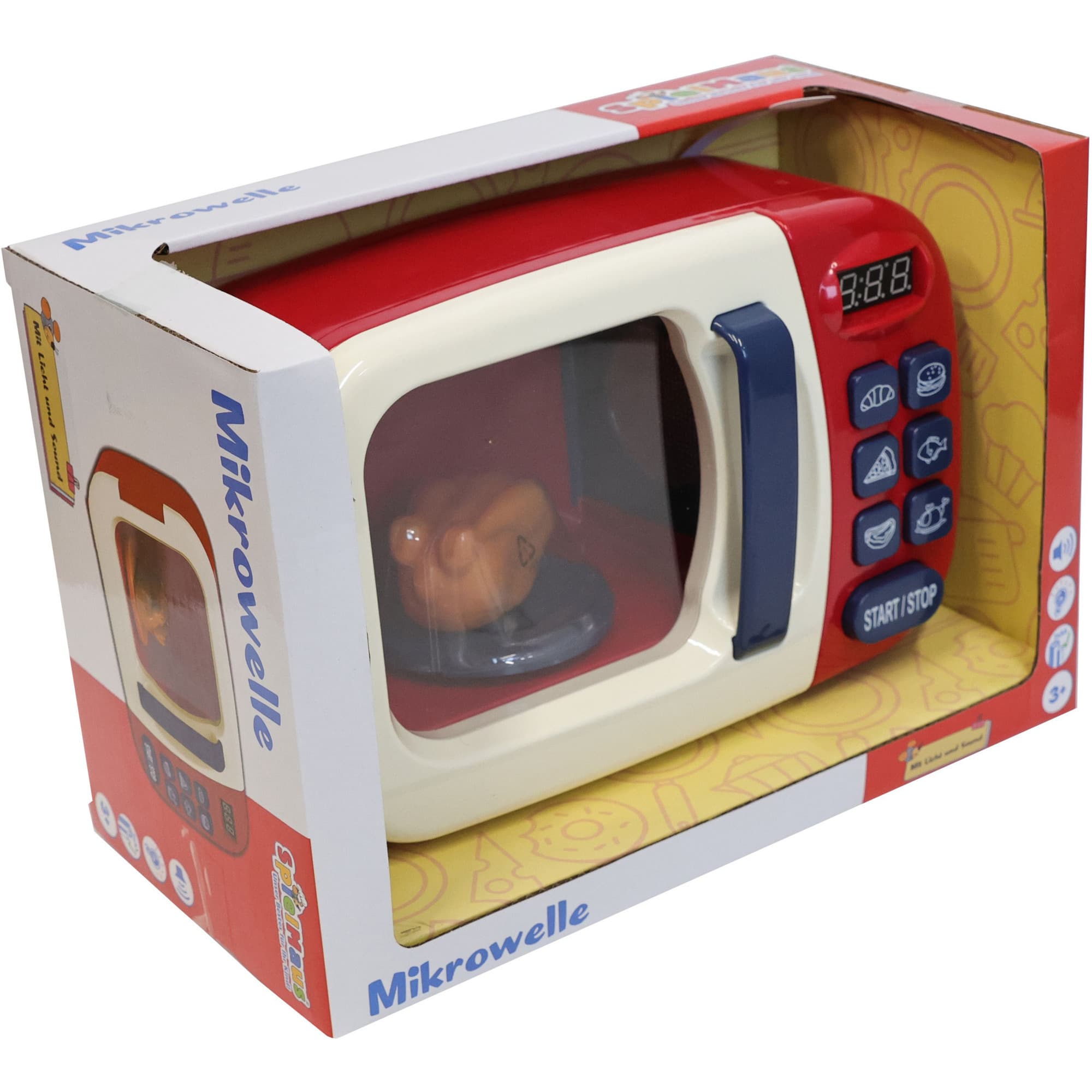 SpielMaus Küche Mikrowelle mit Licht und Sound