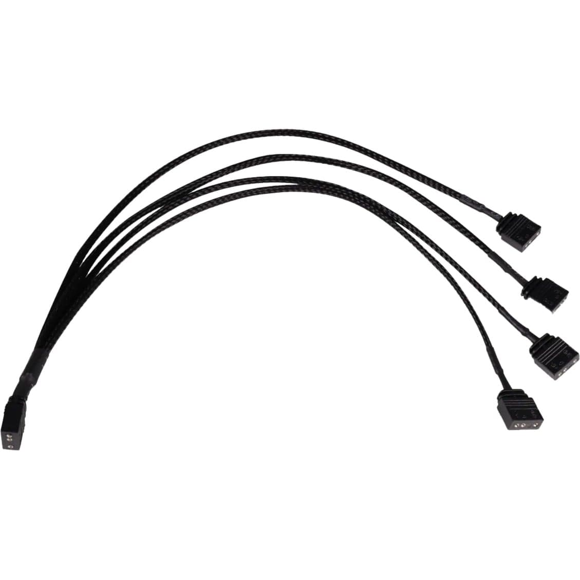Y-Kabelsplitter aRGB 3-Pin auf 4x 3-Pin, 30cm