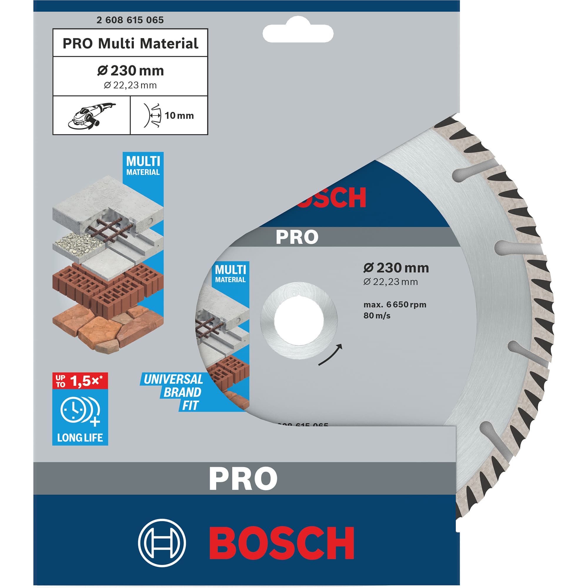 PRO Multi Material Diamant-Trennscheibe, Ø 230mm