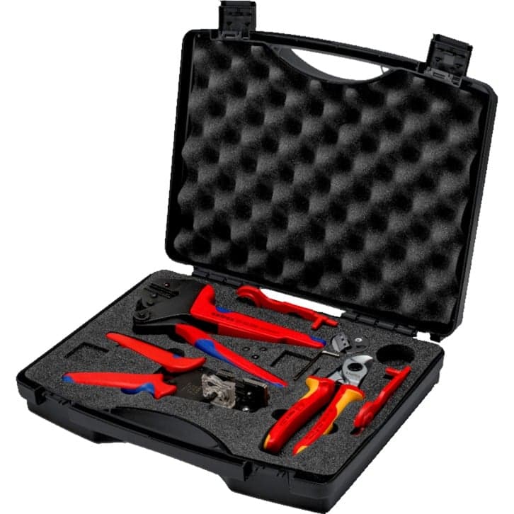 Werkzeugkoffer Photovoltaik, für Solar-Steckverbinder MC4, Werkzeug-Set