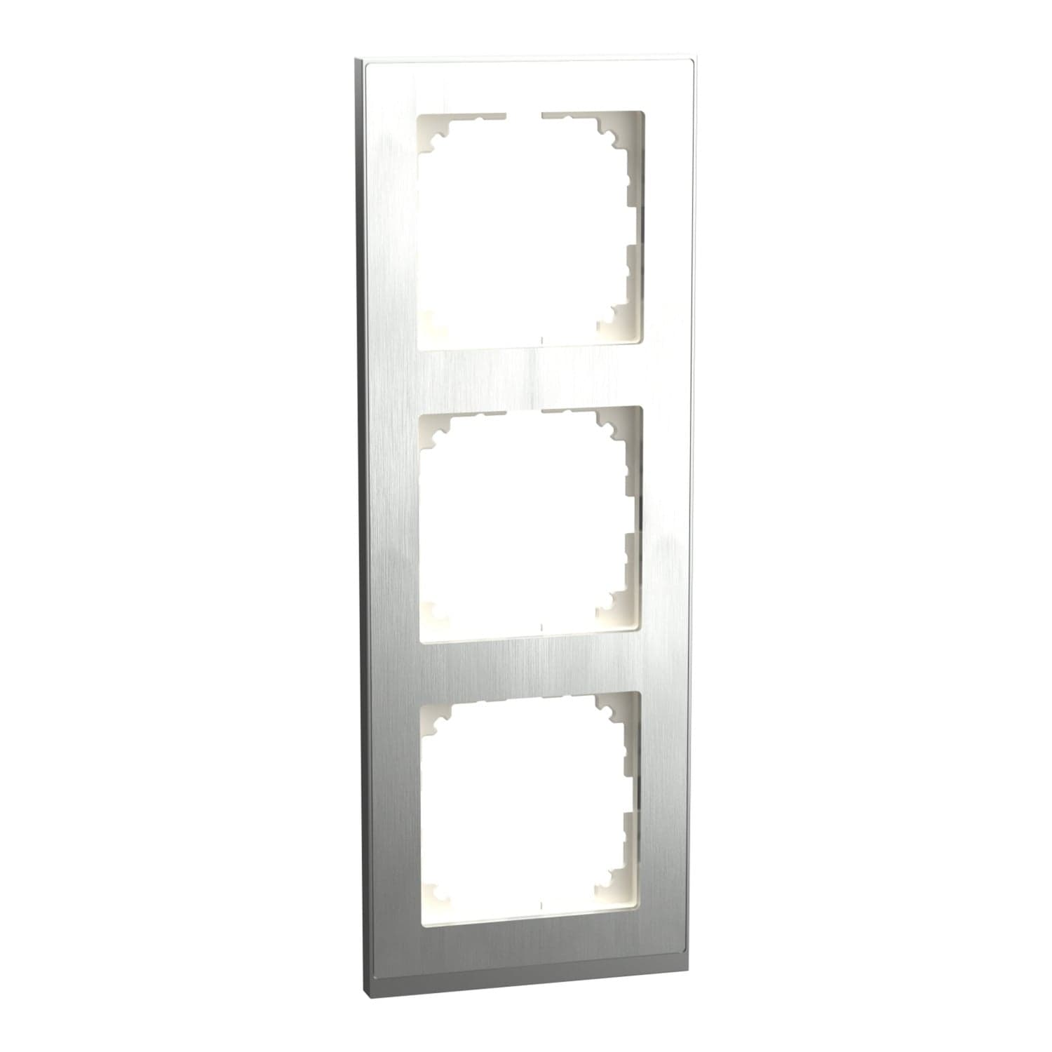 Decor-Rahmen dreifach mit Montagerichtung horizontal und vertikal, aus Kunststoff, glänzend