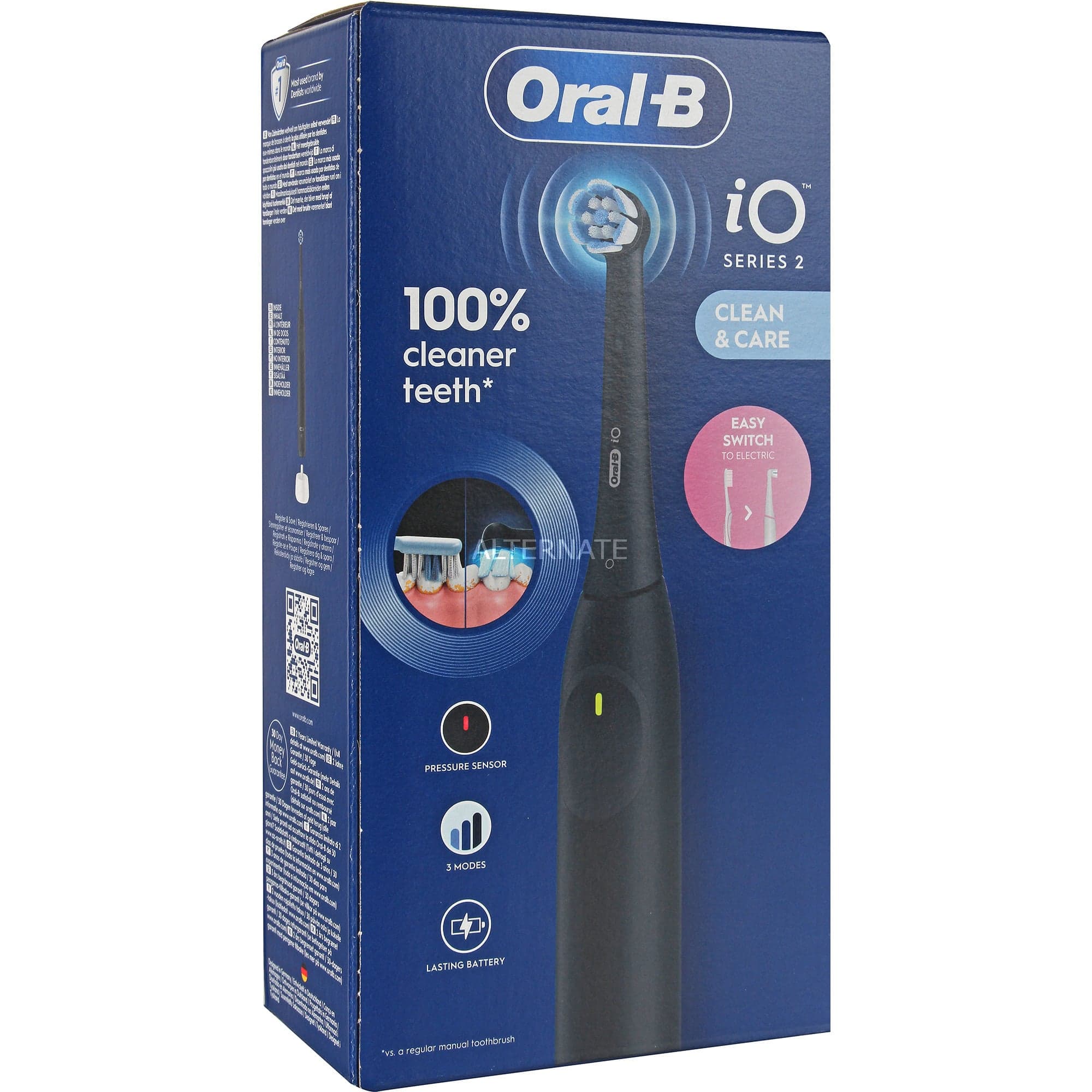 Oral-B iO2 Serie 2 Night Black, Elektrische Zahnbürste