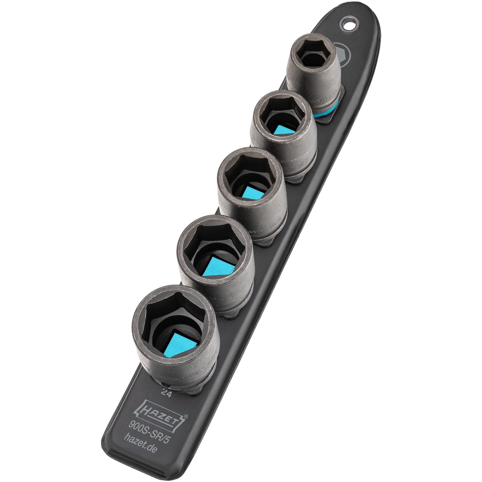 SmartRail 1/2" Schlag-, Maschinenschrauber-Einsatz-Satz Sechskant, 5-teilig, Steckschlüssel
