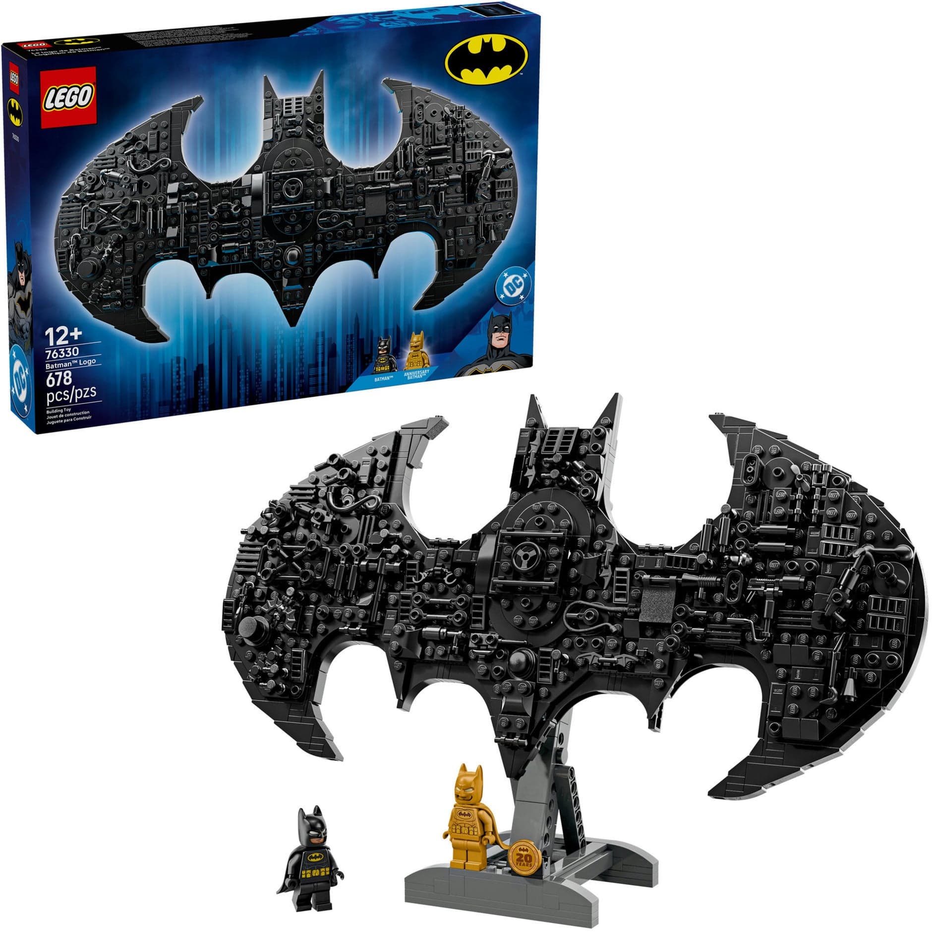 76330 DC Super Heroes Batman Logo, Konstruktionsspielzeug