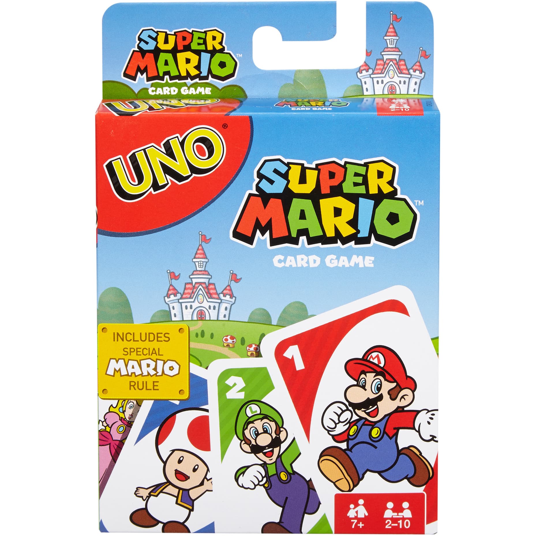 UNO Super Mario Kartenspiel mit Spezialkarten