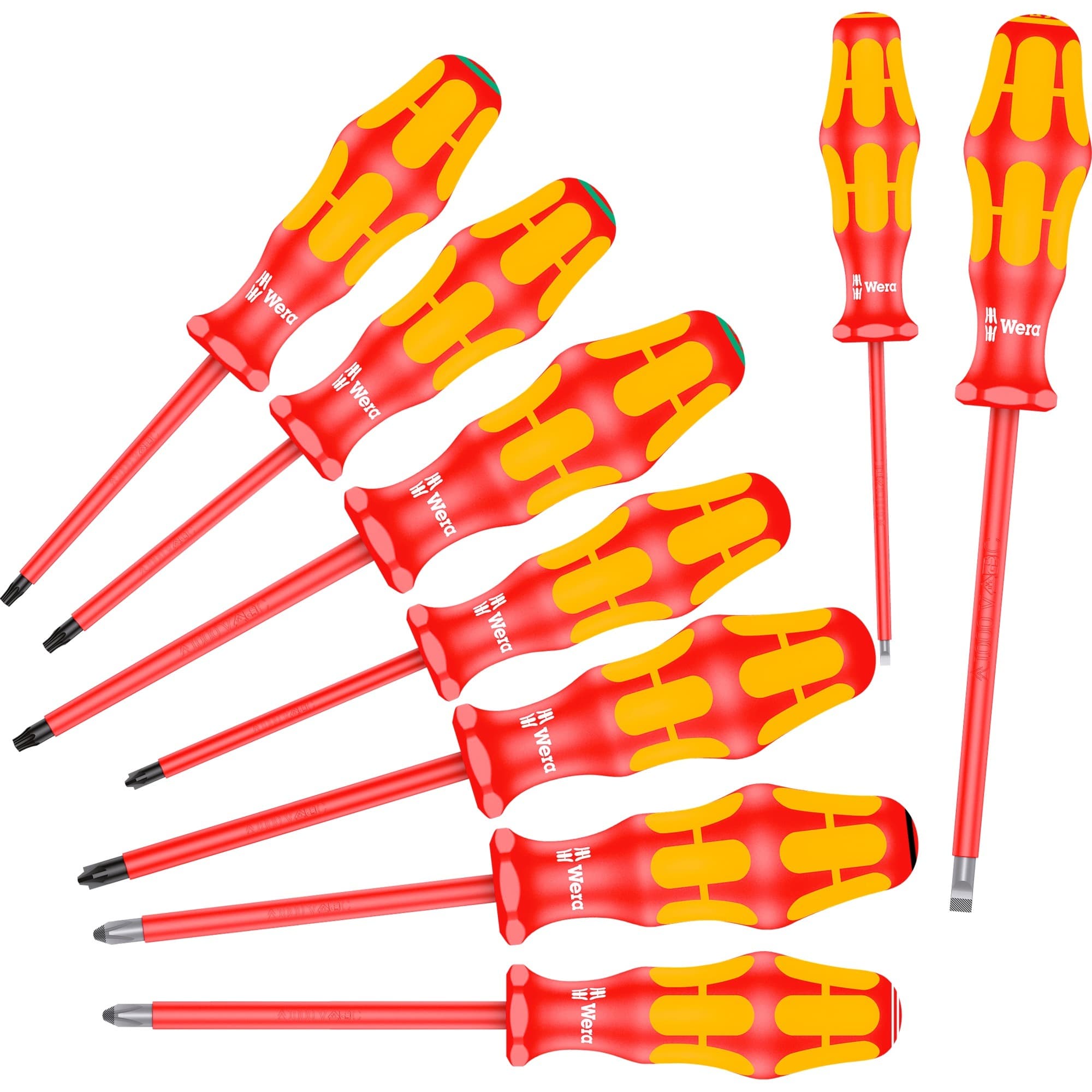 160 i/162 i/167 i/9 Schraubendrehersatz Kraftform Plus Serie 100, VDE