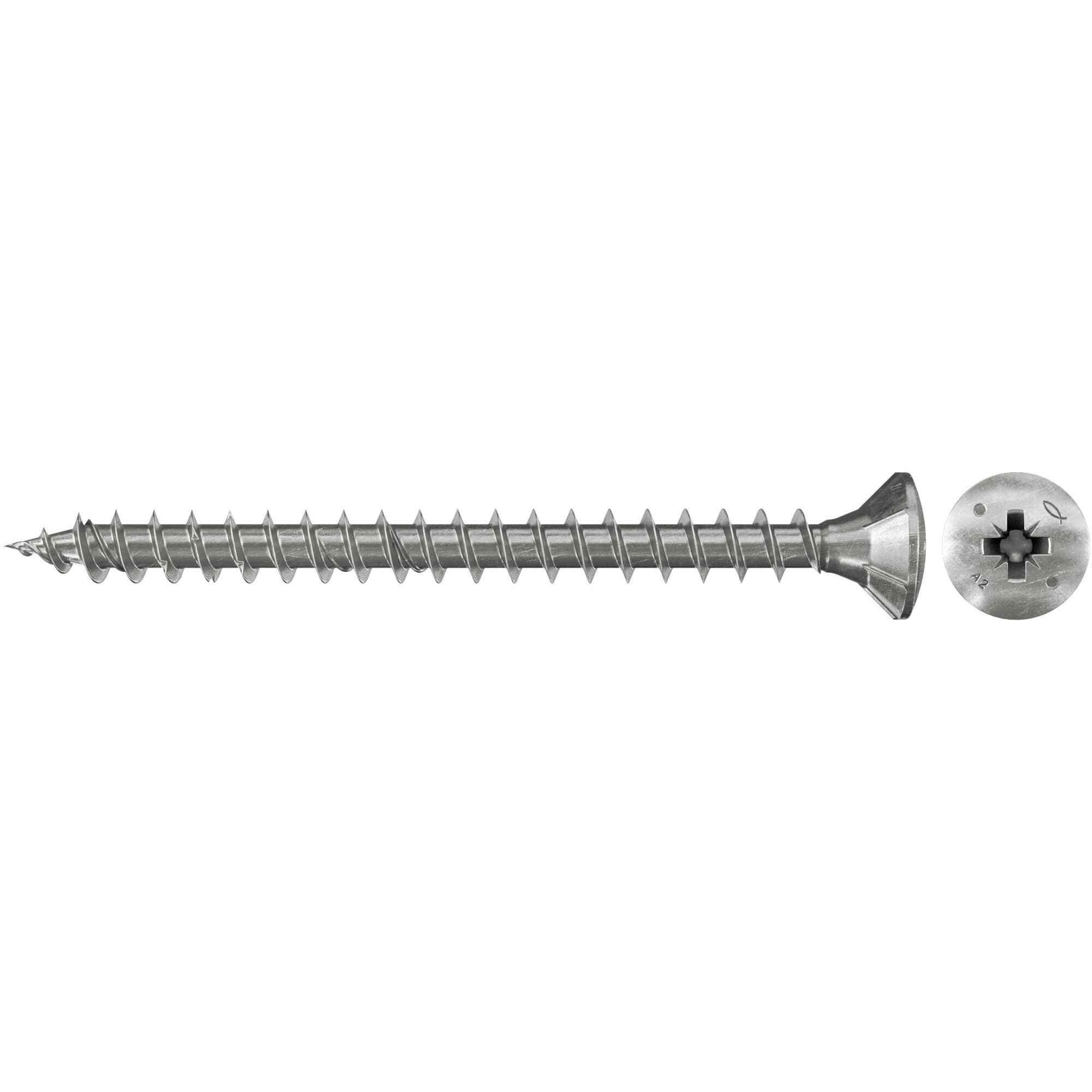 Spanplattenschraube PowerFast 4,0 x 50 Linsensenkkopf PZ