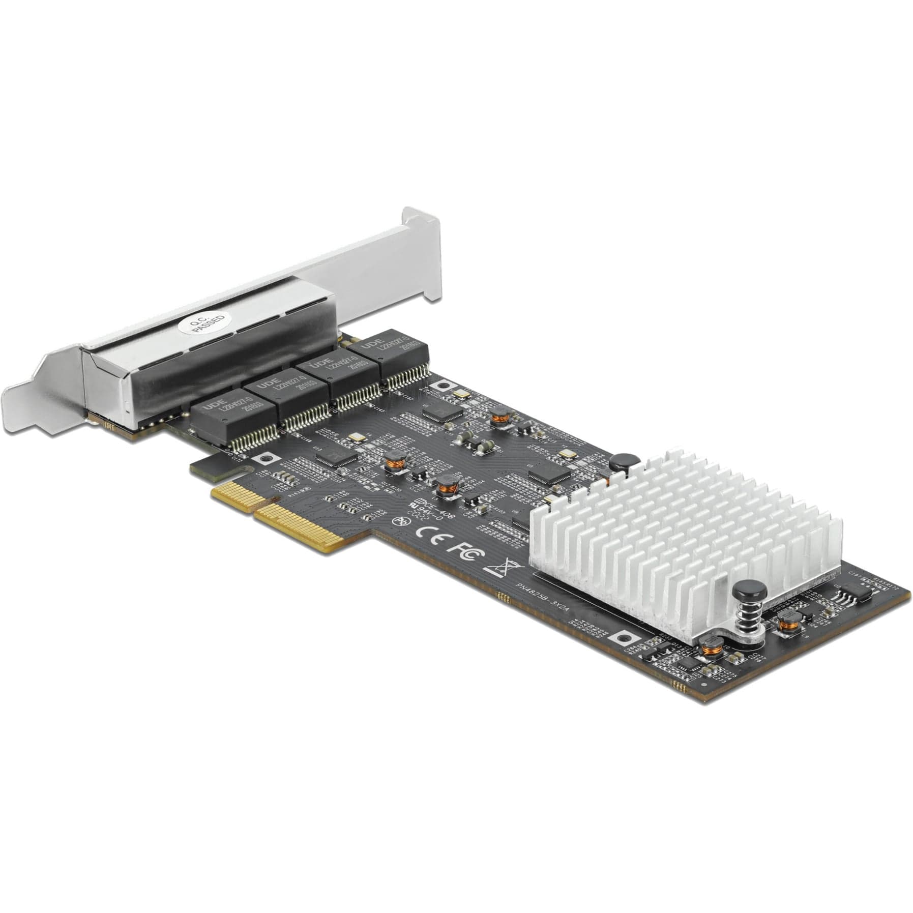 PCI Express x4 zu 4 x RJ45 2,5 GbE, LAN-Adapter