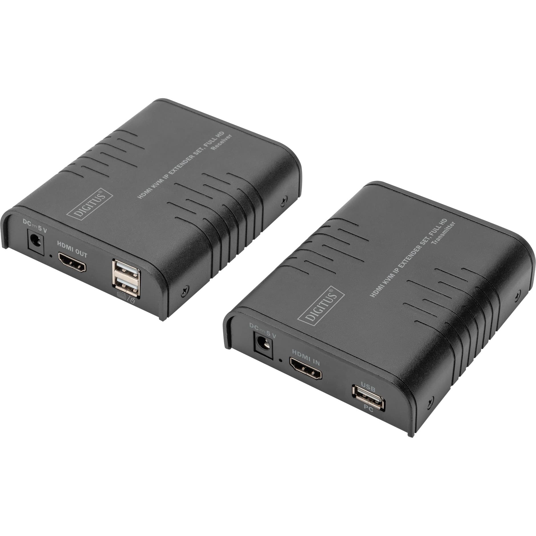 Full HD HDMI KVM IP Extender Set, KVM-Switch