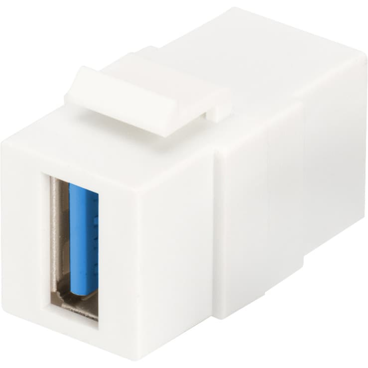 USB 3.2 Gen 1 Keystone-Modul USB-A > USB-A Buchse
