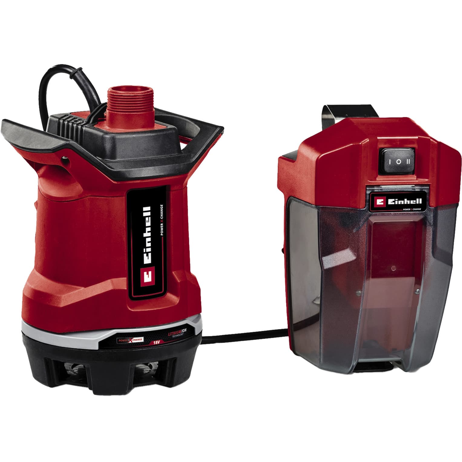 Power X-Change Akku-Schmutzwasserpumpe GE-DP 18/25 Li - Solo, 18Volt, Tauch- / Druckpumpe
