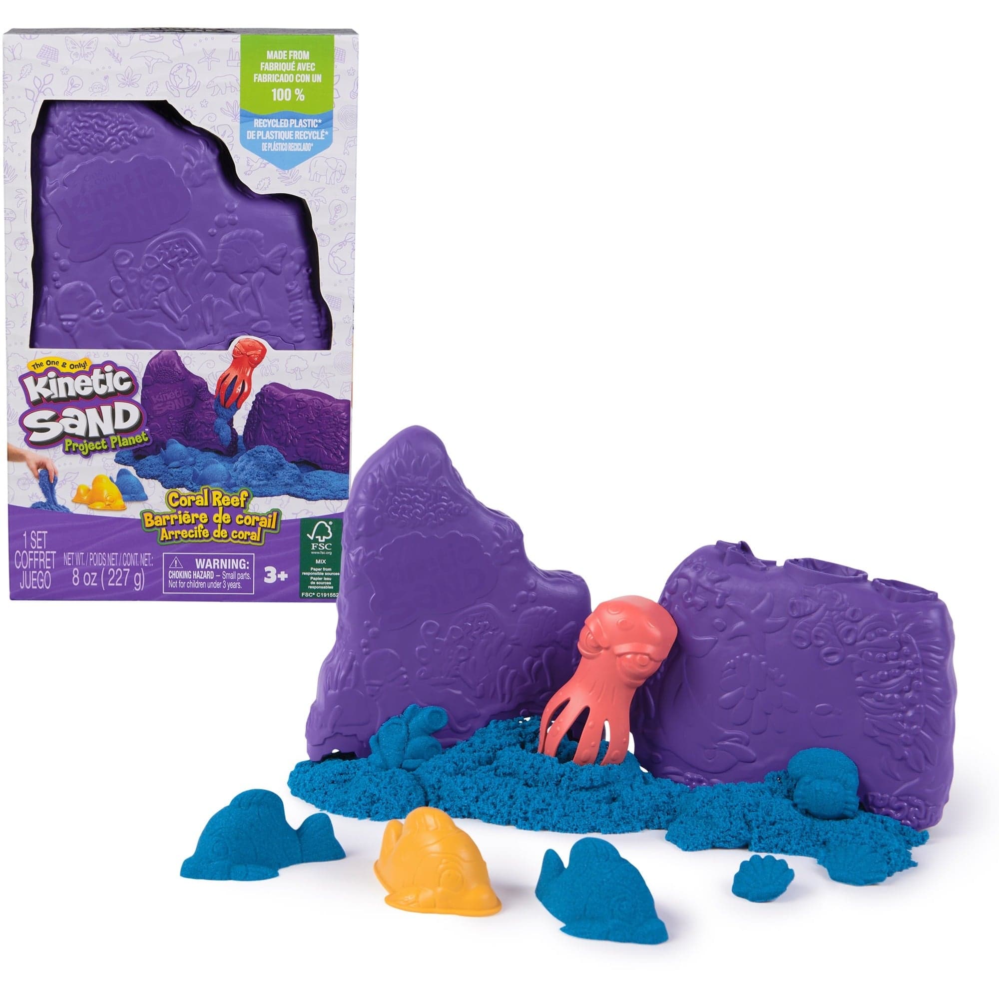 Kinetic Sand Project Planet - Korallen Riff Set, Spielsand