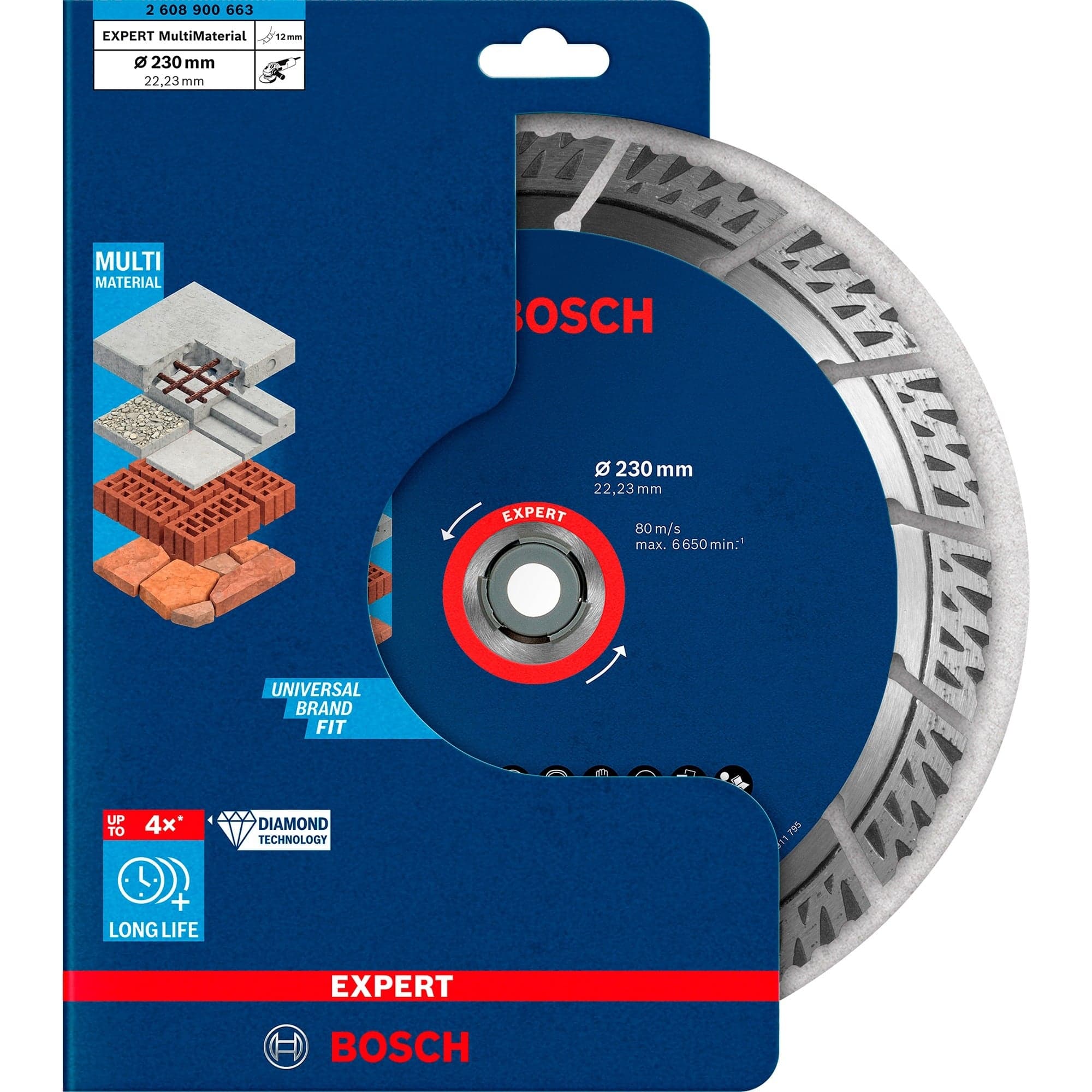 Diamanttrennscheibe Expert MultiMaterial, Ø 230mm