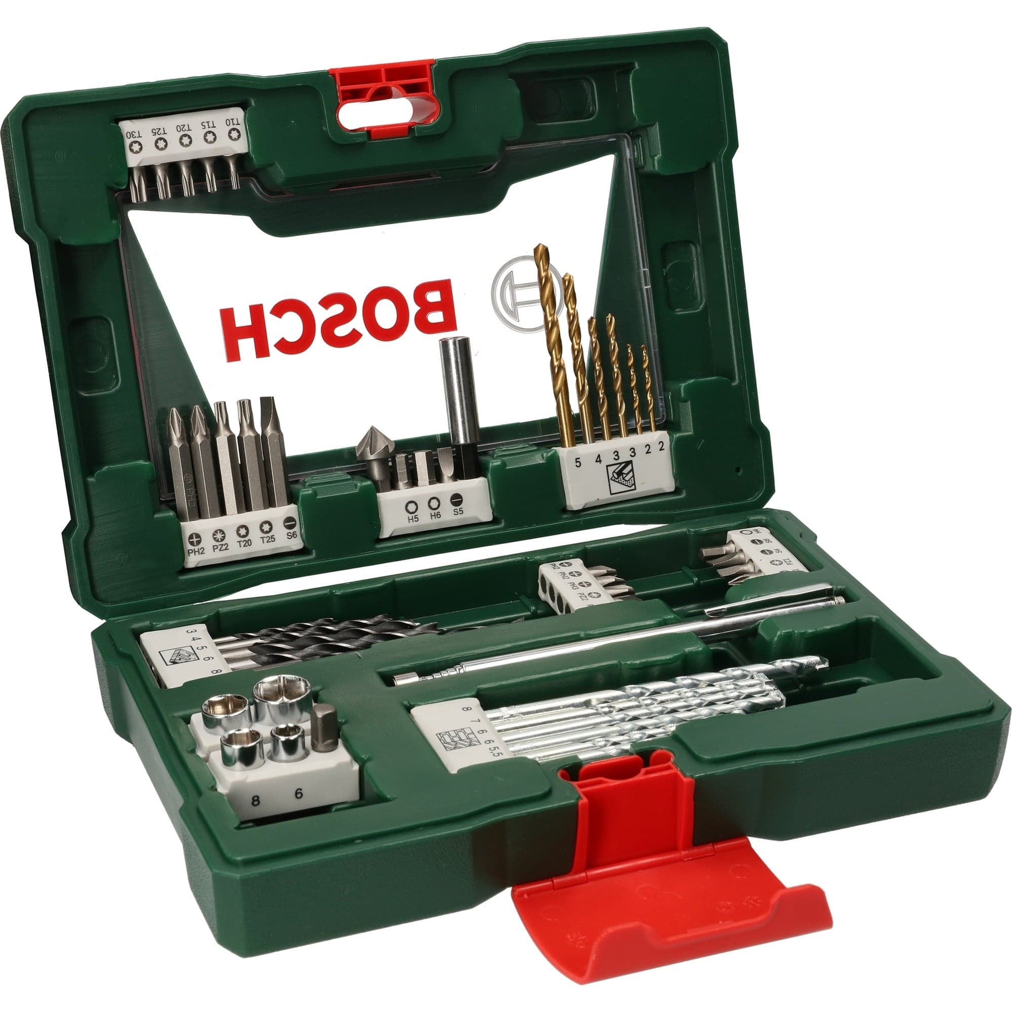V-Line TiN-Bohrer- und Bit-Set, 48-teilig, Bohrer- & Bit-Satz