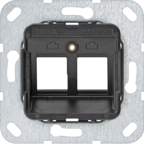 Modular Jack 8 2fach Unterputz Tragring
