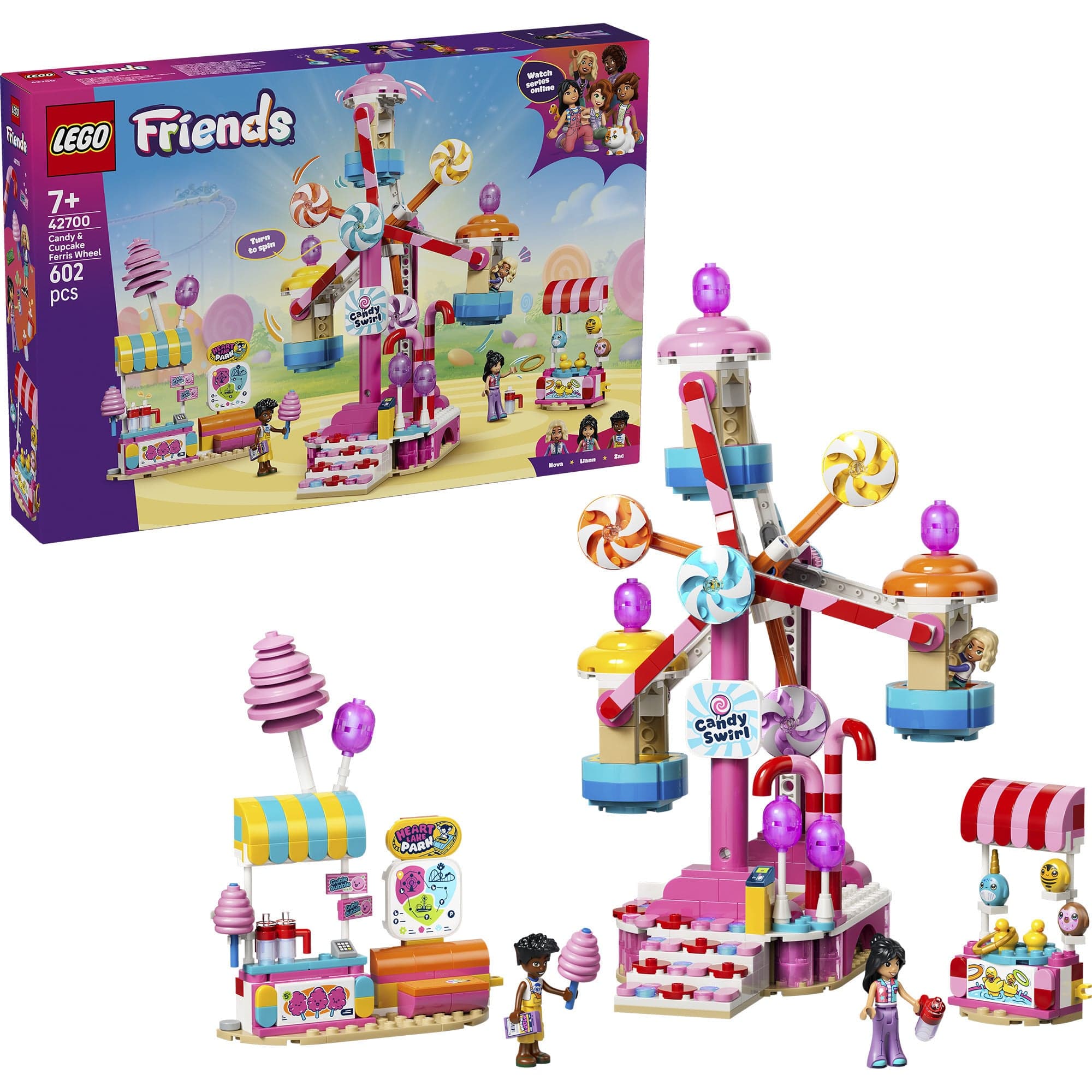 42700 Friends Cupcake-Riesenrad, Konstruktionsspielzeug
