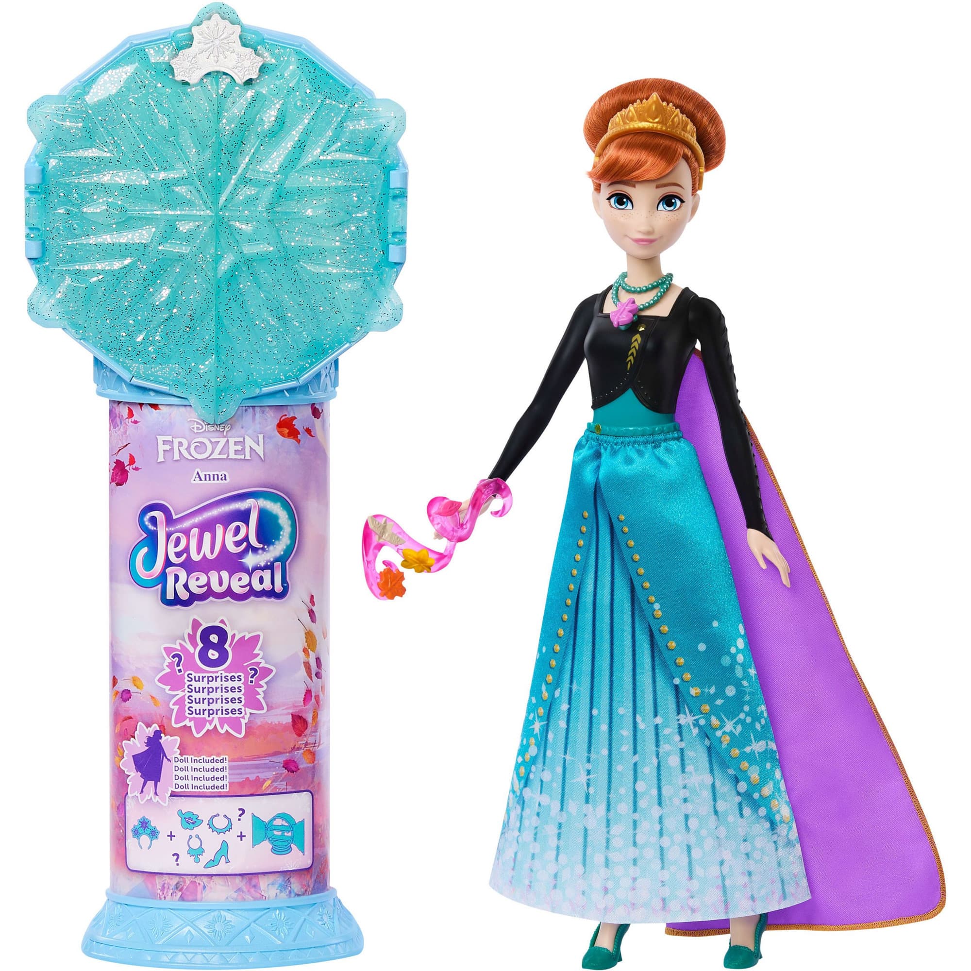 Juwel Reveal Anna Puppe aus der Frozen Die Eiskönigin Serie
