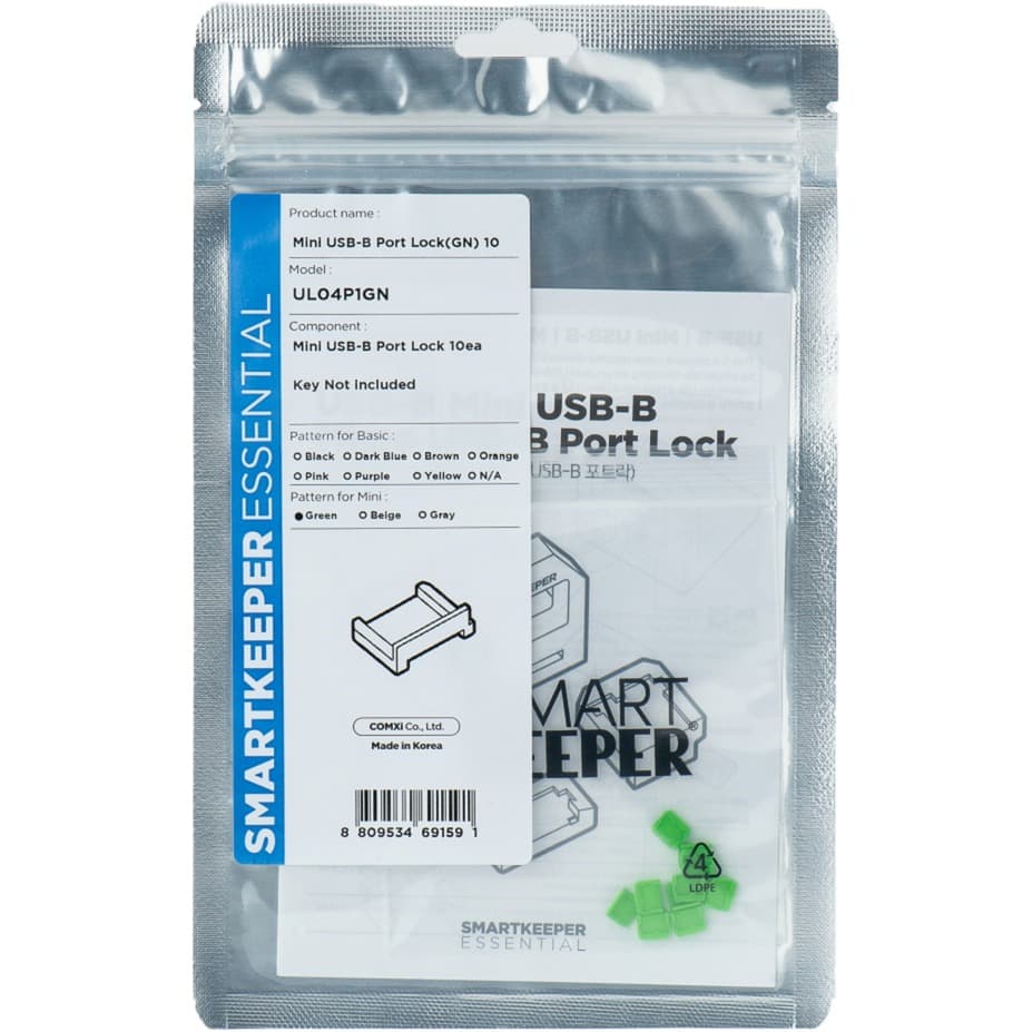 ESSENTIAL Mini USB-B Port Lock (UL04), Einsteckschloss