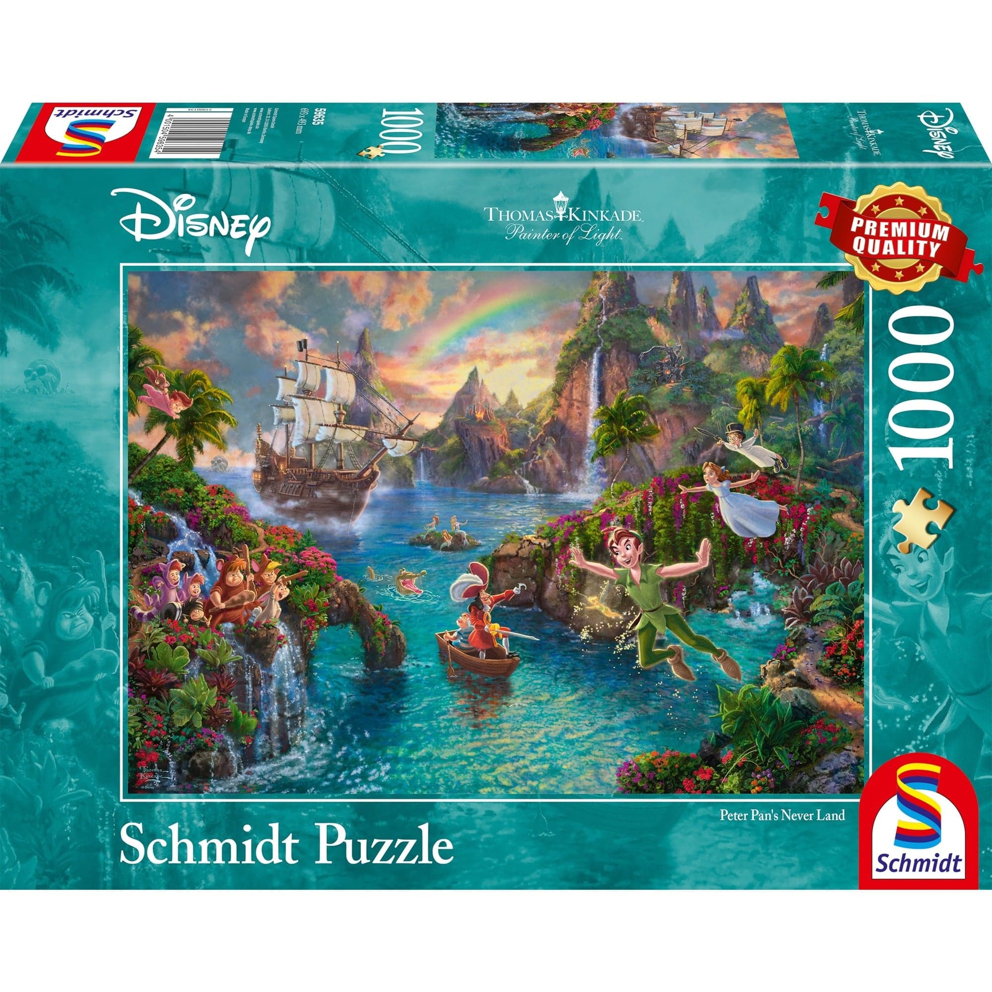 Thomas Kinkade: Painter of Light - Disney, Peter Pan, Puzzle