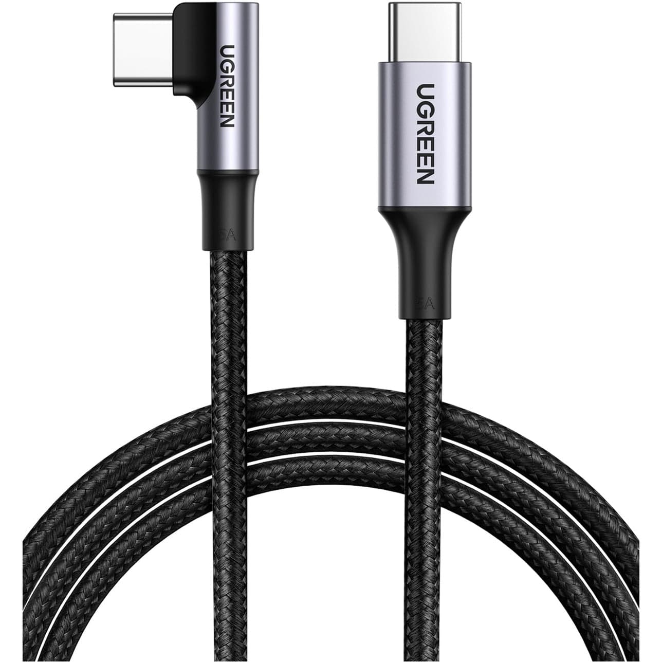 100W USB-C auf USB-C Ladekabel (Winkel 90 Grad)