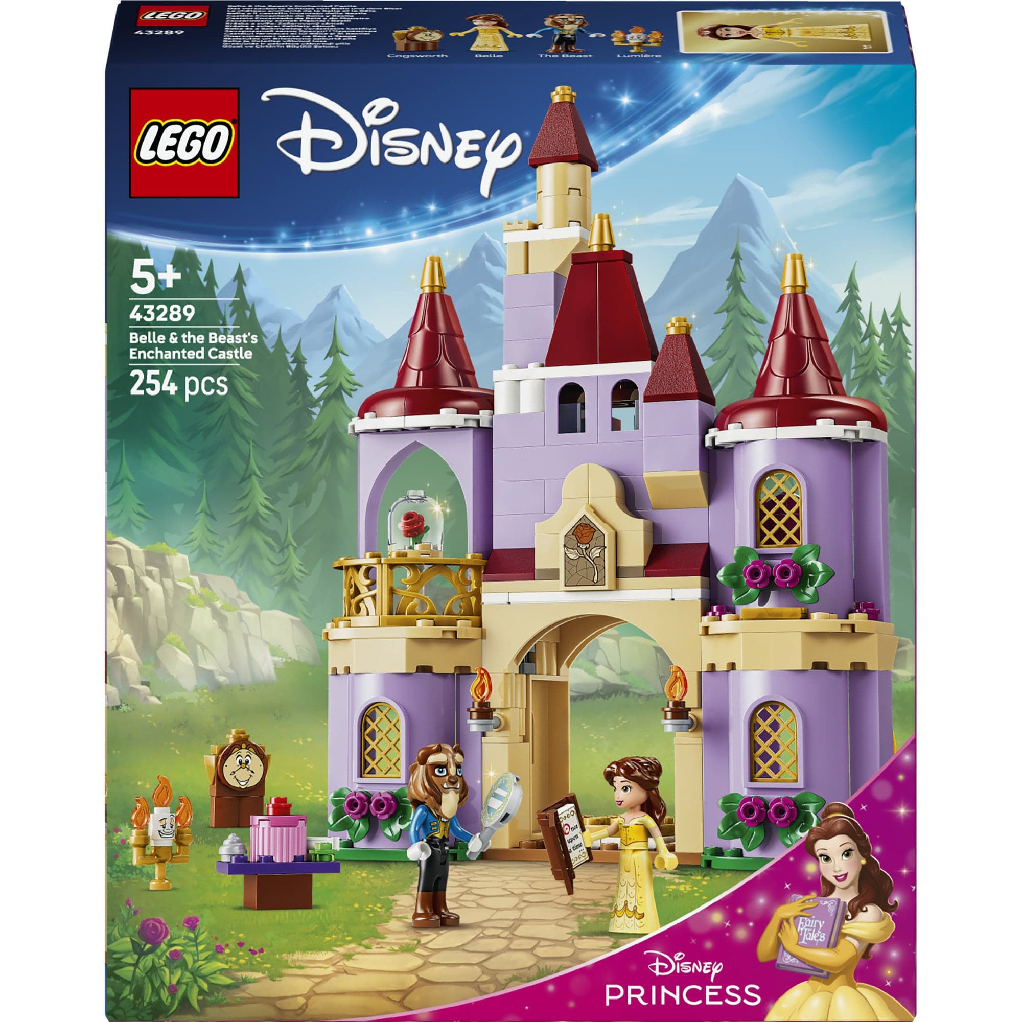 43289 Disney Princess Das verzauberte Schloss von Belle und dem Biest, Konstruktionsspielzeug