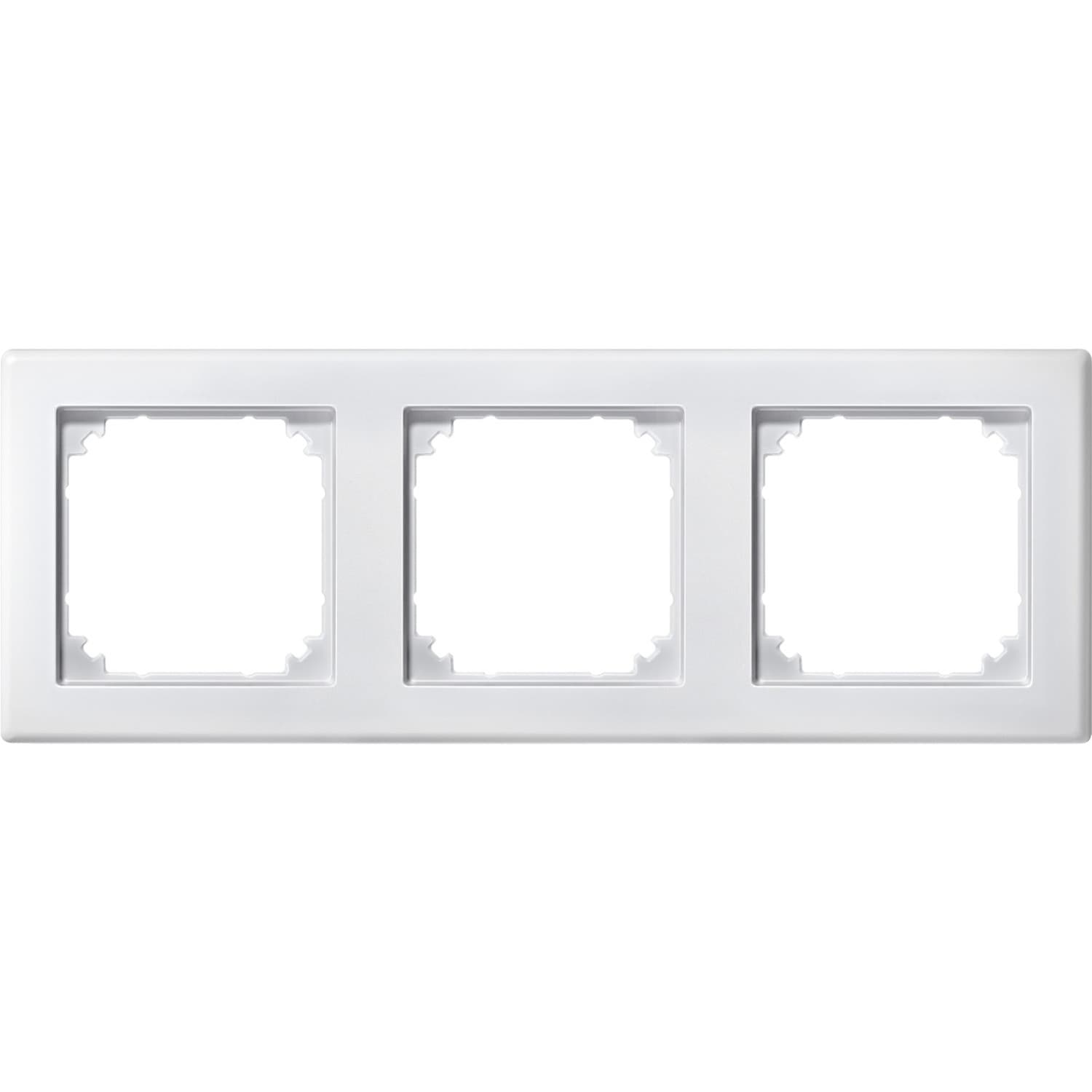 Rahmen dreifach waagerecht und senkrecht Montage, Thermoplast, matt, 484319