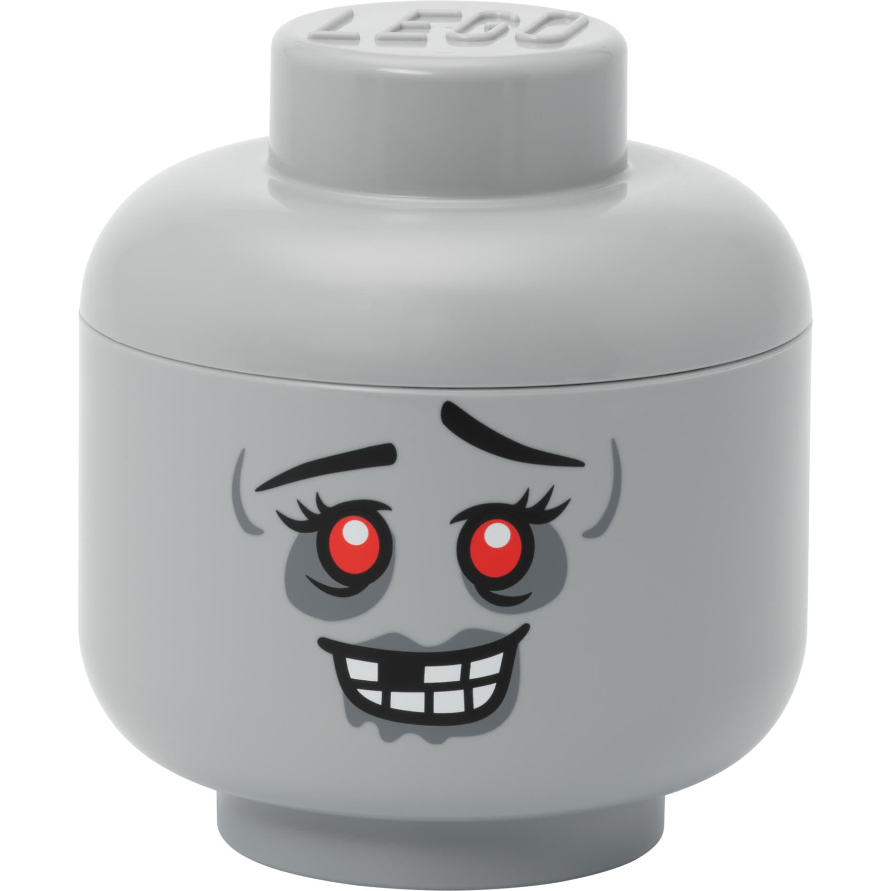 LEGO Storage Head "Zombie", klein, Aufbewahrungsbox