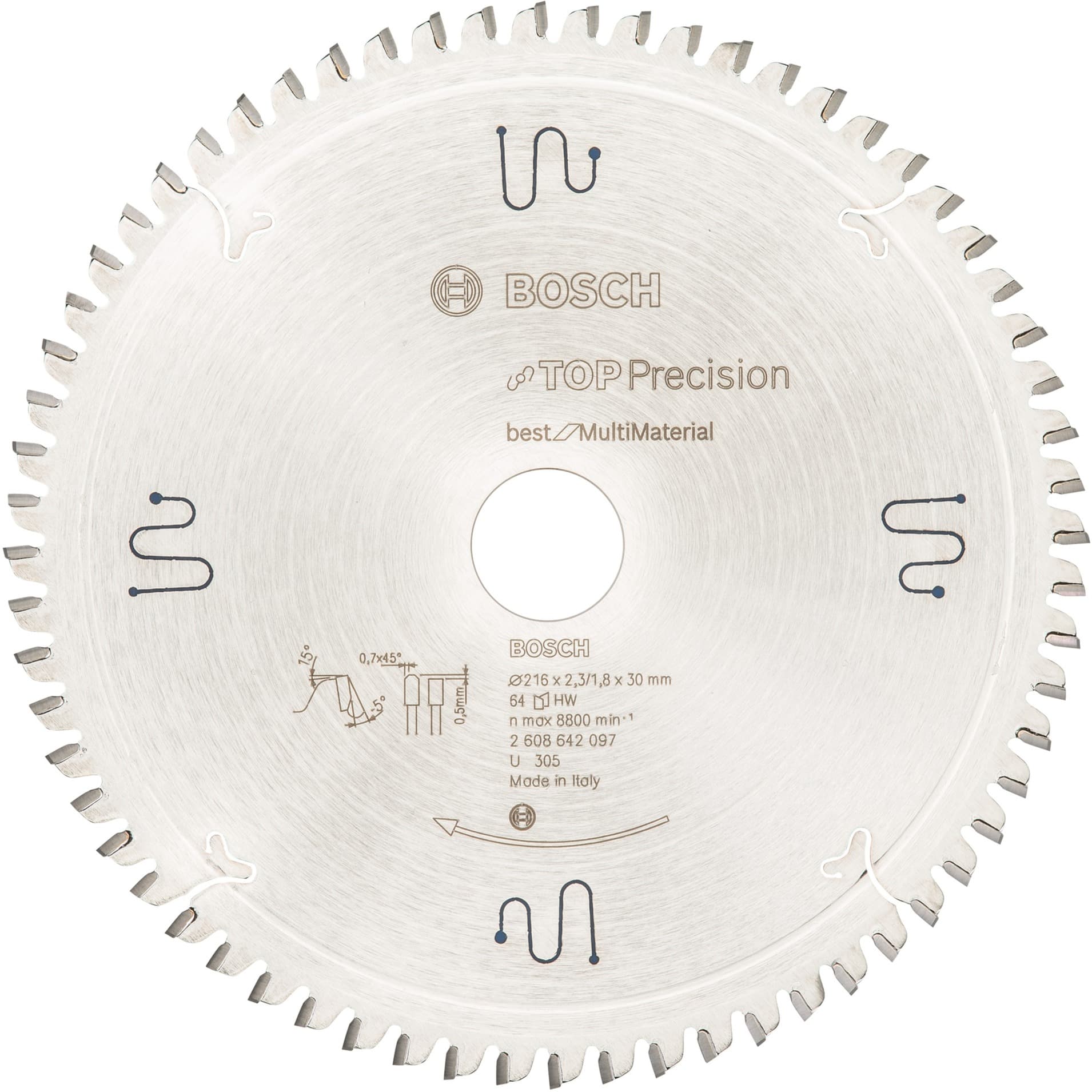 Kreissägeblatt Best for Multi Material, Ø 216mm, 64Z