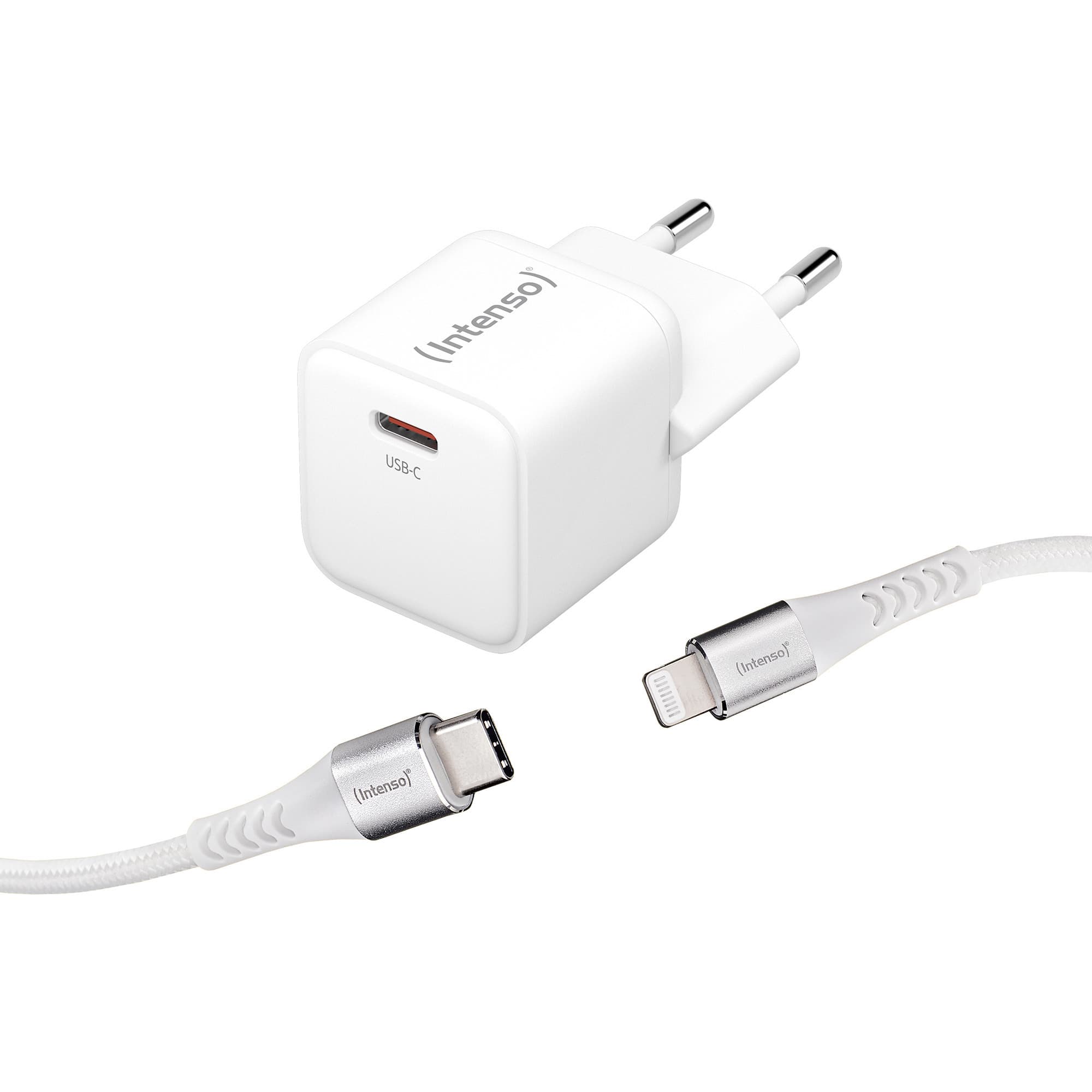 Power Adapter W30C GaN + C315L Lightning Kabel, Ladegerät