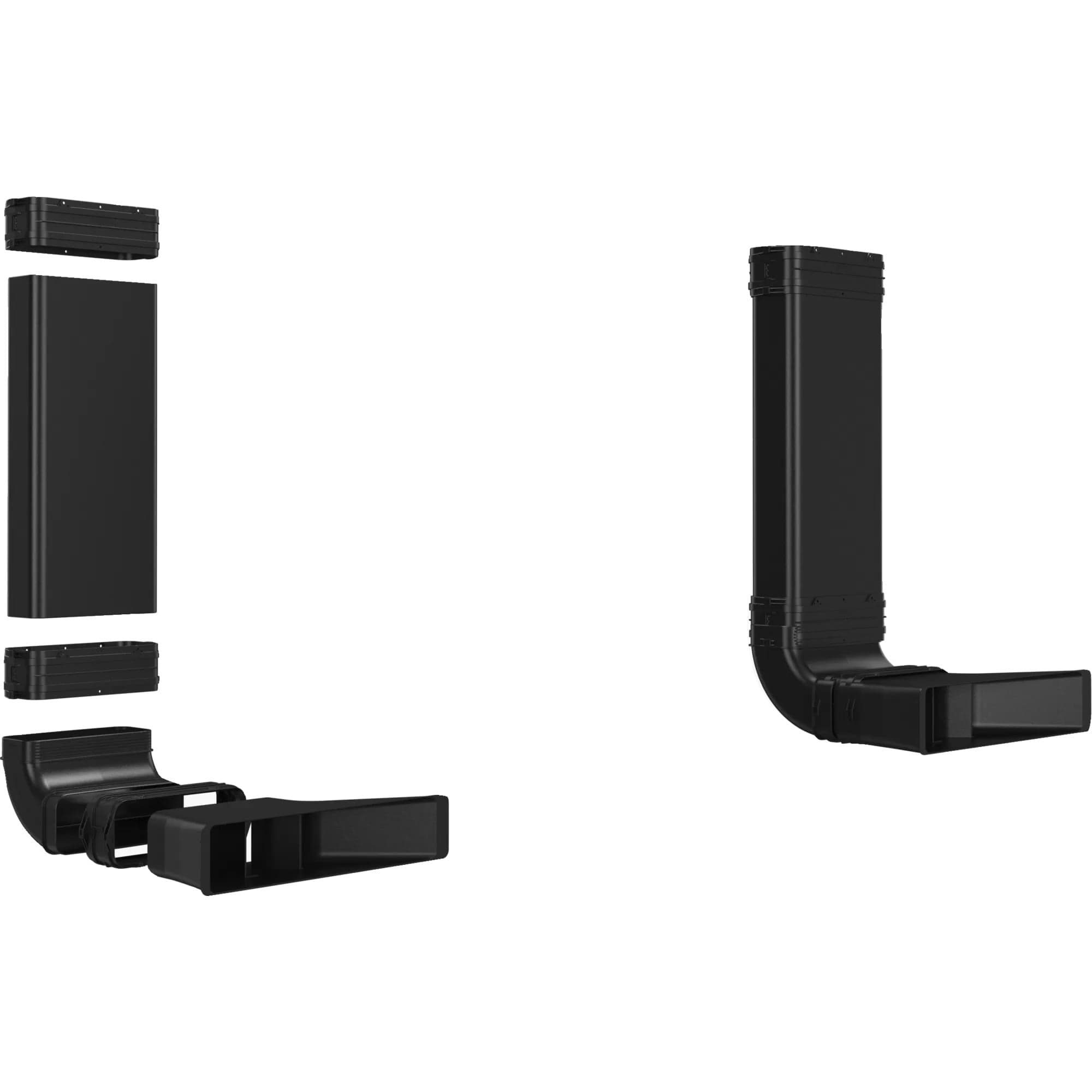 1x L-Bogen Z861KR2, für Umluft-Set, Rohr