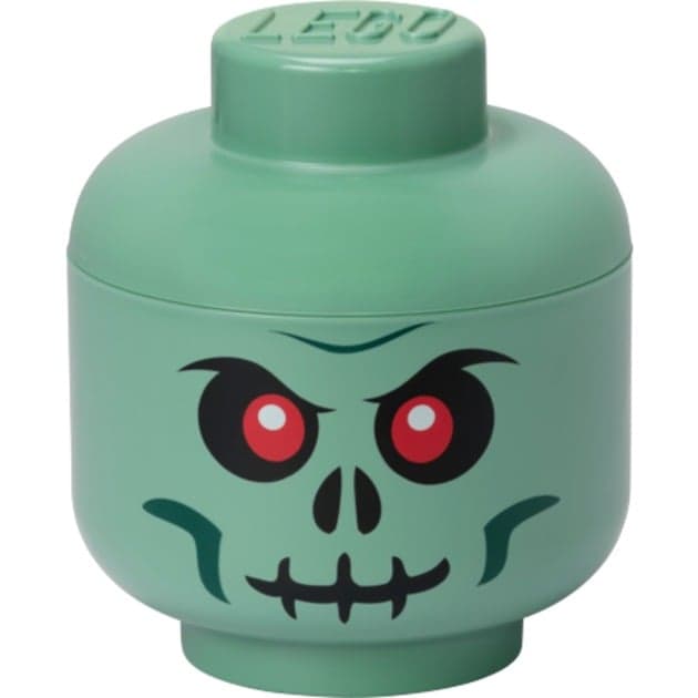 LEGO Storage Head "Skelett", klein, Aufbewahrungsbox