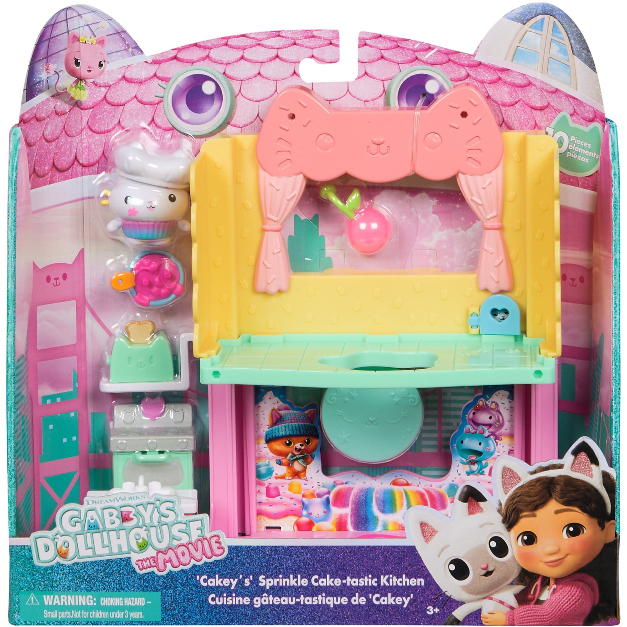 Gabby''s Dollhouse: Der Film - Portal Raum Kuchis zuckersüße Sprinkleküche, Spielfigur