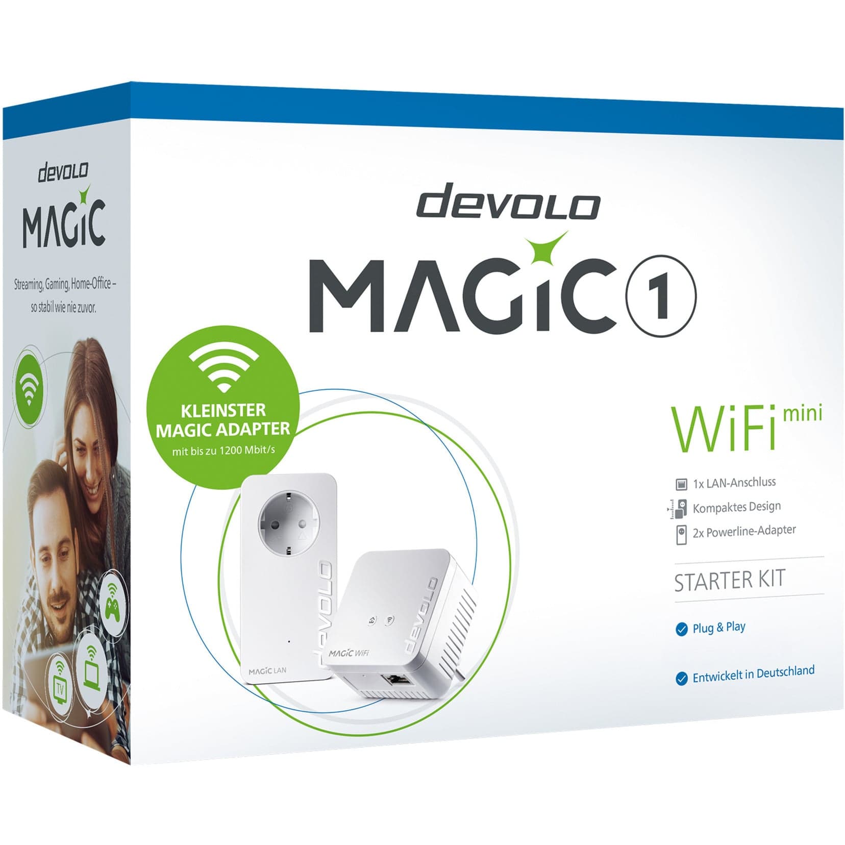 Magic 1 WiFi 2-1-2 Starter Kit mini, Powerline + WLAN