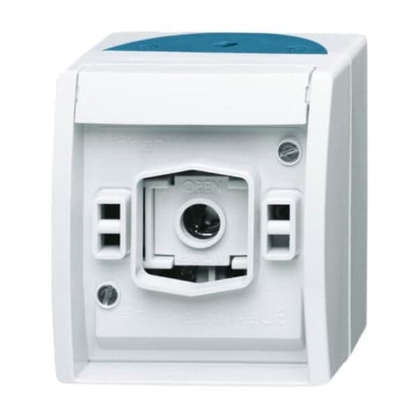 Lichtsignal ohne Haube Aufputz Typ 2661 W-53 mit Schraubklemmen, E10-Fassung, Schalter