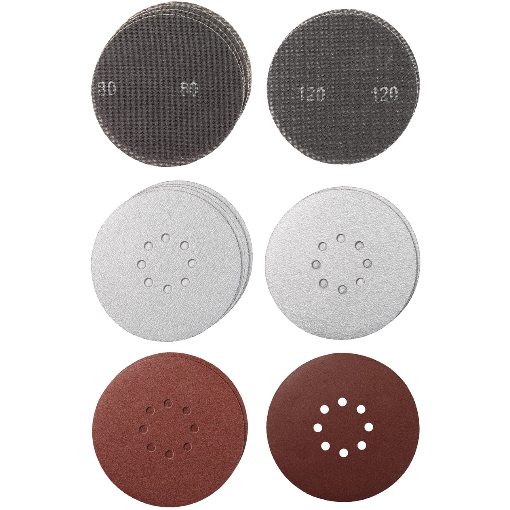 Gitter-Schleifblatt-Set für Trockenbauschleifer, Ø 225mm