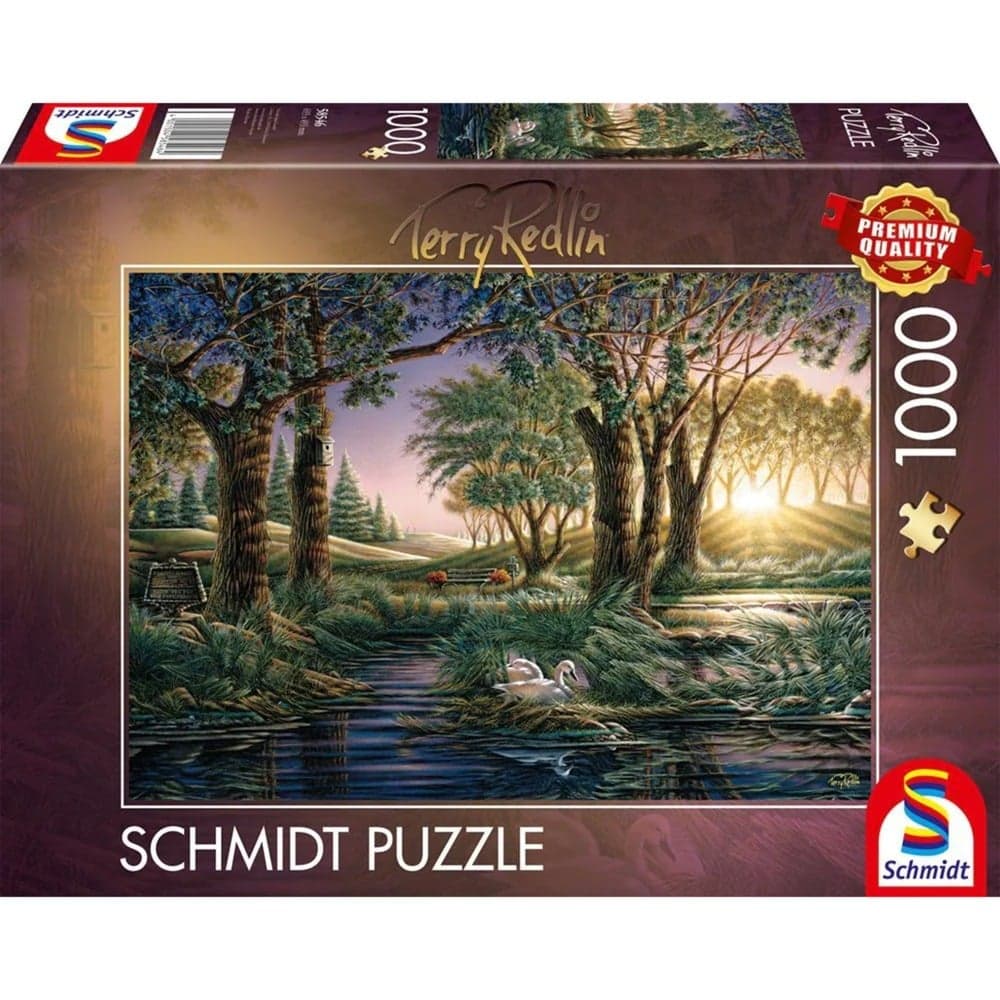 Terry Redlin: Morgenzauber am Teich, Puzzle