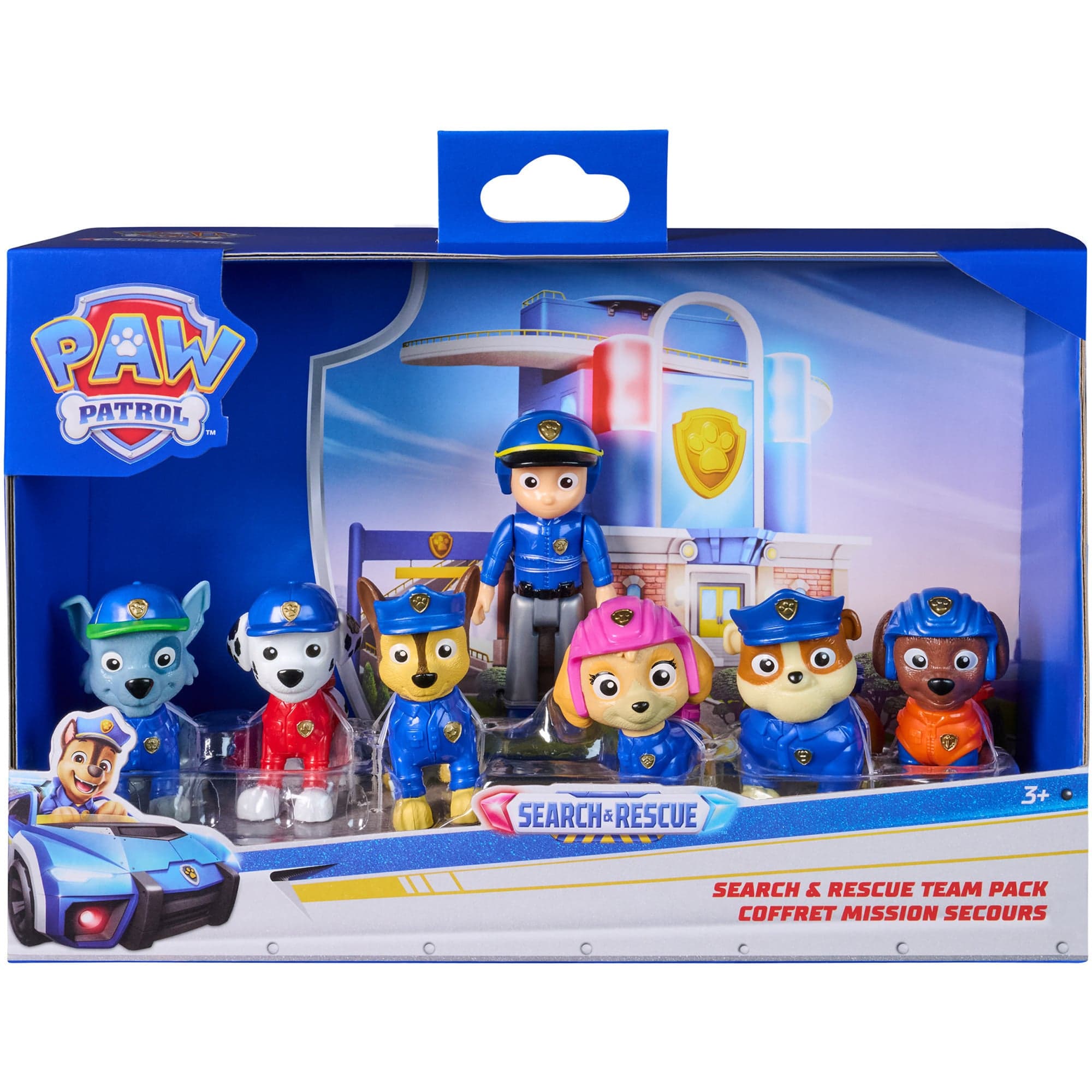 Paw Patrol - Search & Rescue: Figuren-Set mit 7 Charakteren, Spielfigur