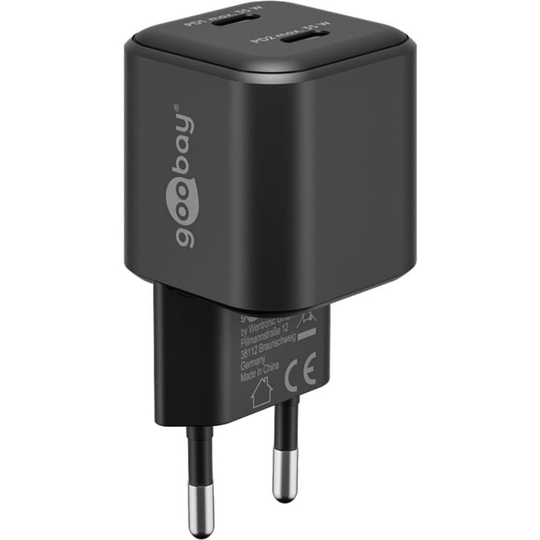 USB-C Dual-Schnellladegerät Nano, PD, GaN, 35 Watt
