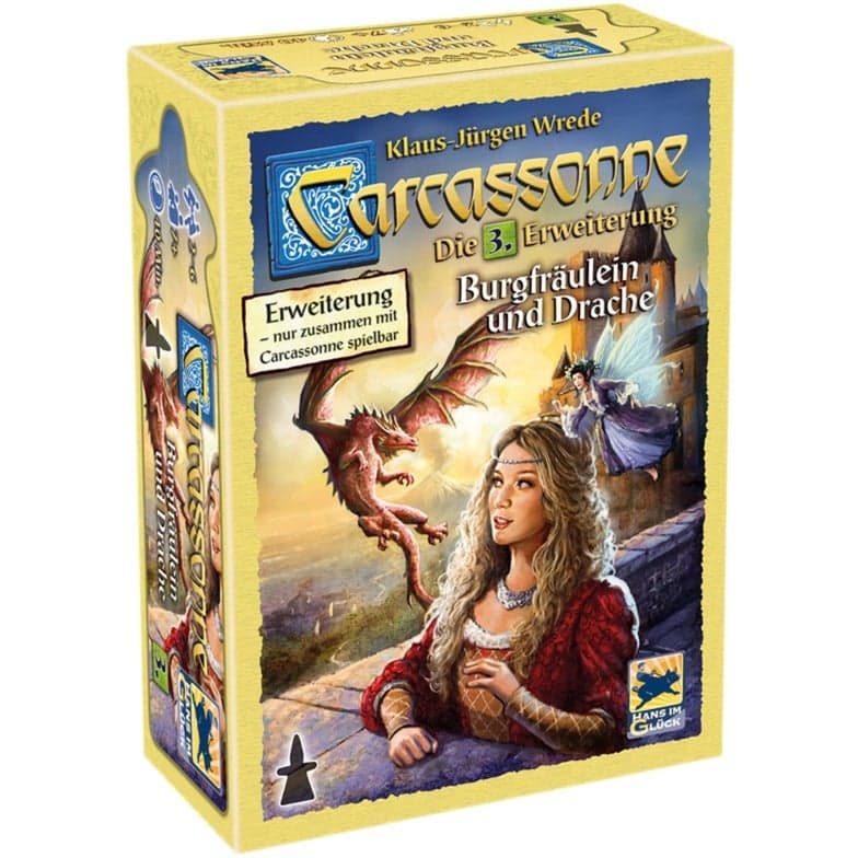 Carcassonne - Burgfräulein und Drache, Brettspiel