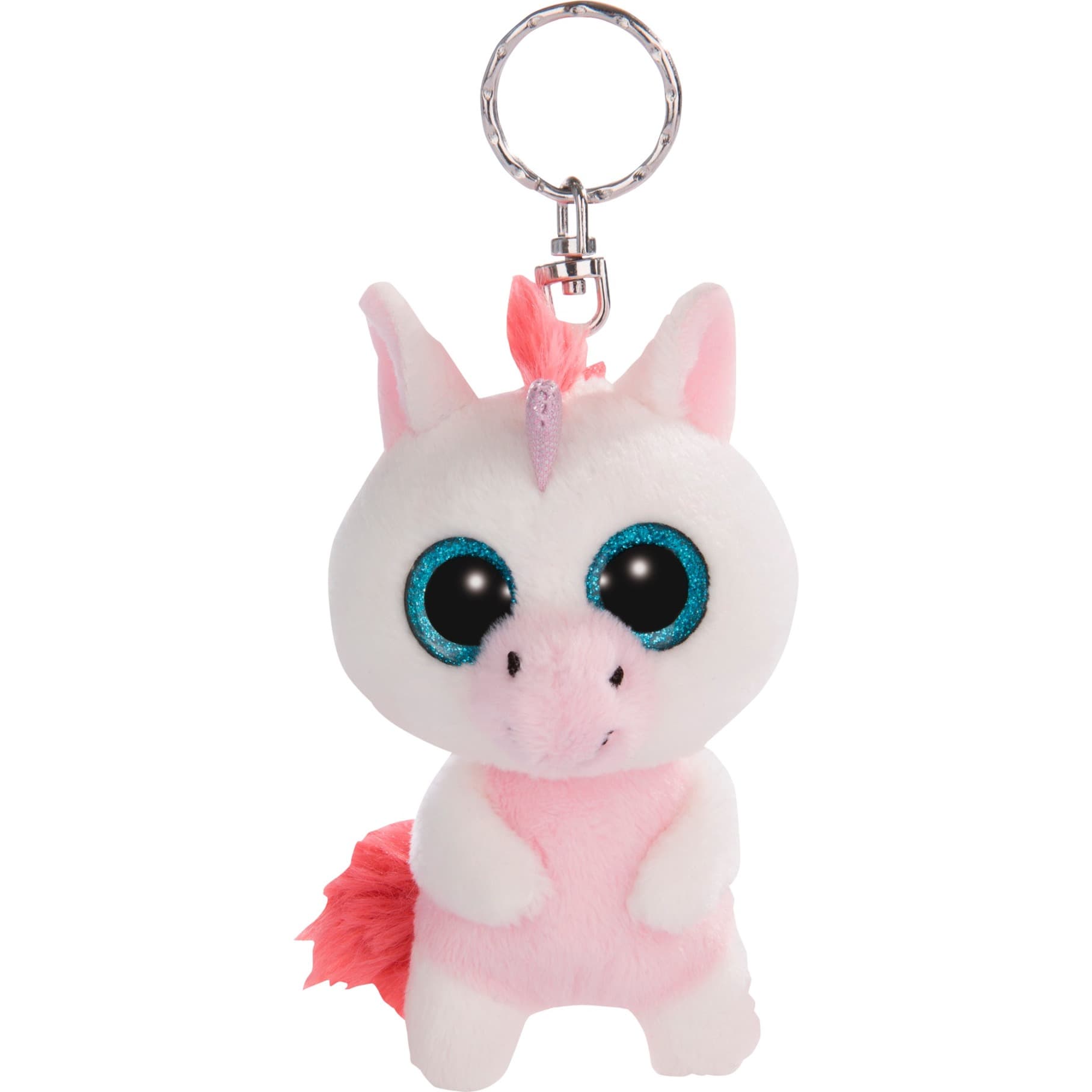Glubschis Schlüsselanhänger Einhorn Milky-Fee, Kuscheltier