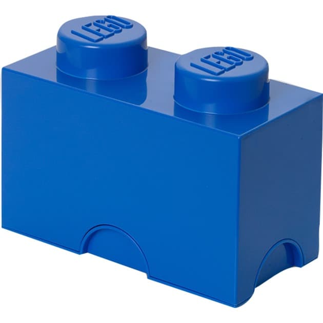 LEGO Storage Brick 2 blau, Aufbewahrungsbox
