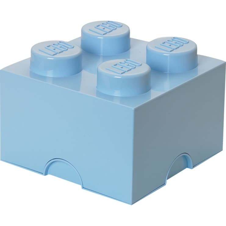 LEGO Storage Brick 4 hellblau, Aufbewahrungsbox