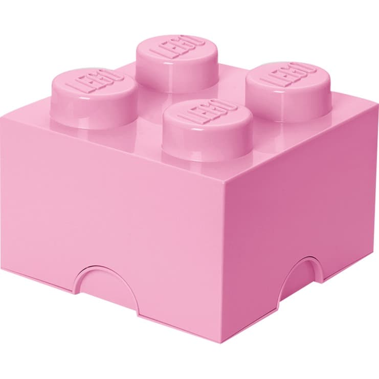 LEGO Storage Brick 4 rosa, Aufbewahrungsbox
