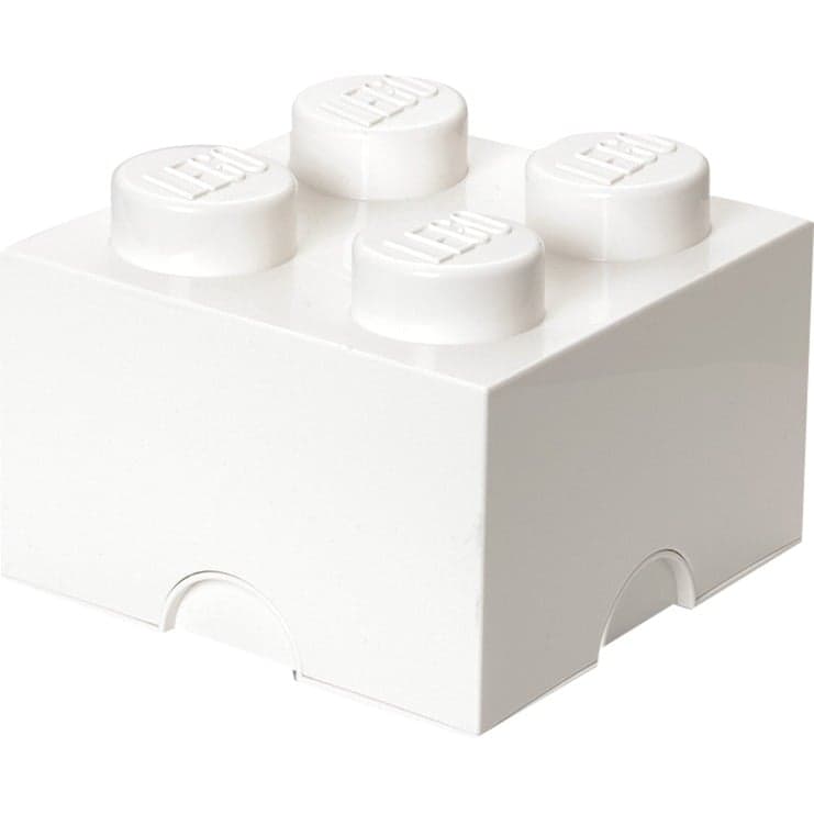 LEGO Storage Brick 4 weiß, Aufbewahrungsbox