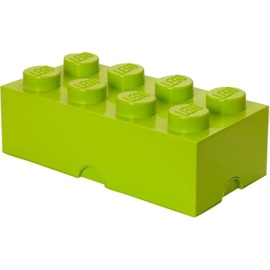 LEGO Storage Brick 8 hellgrün, Aufbewahrungsbox