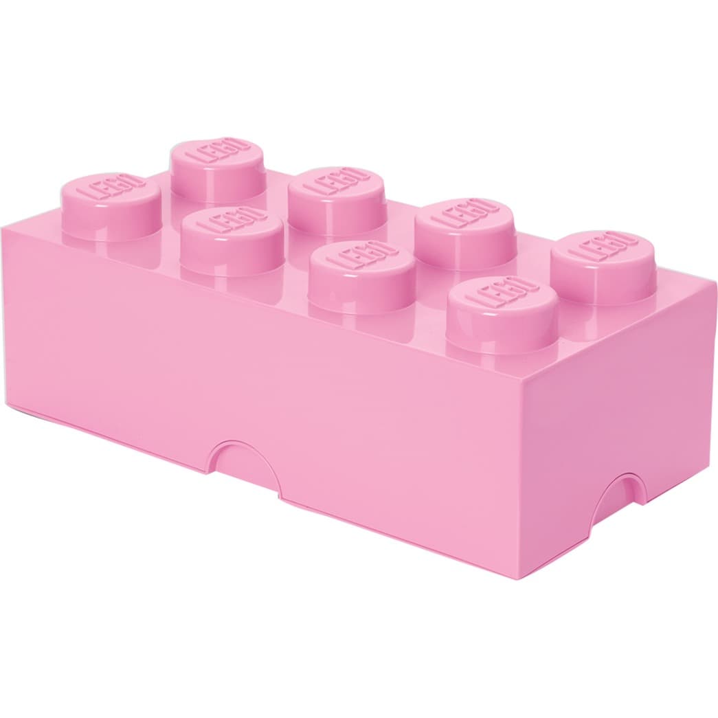LEGO Storage Brick 8 rosa, Aufbewahrungsbox