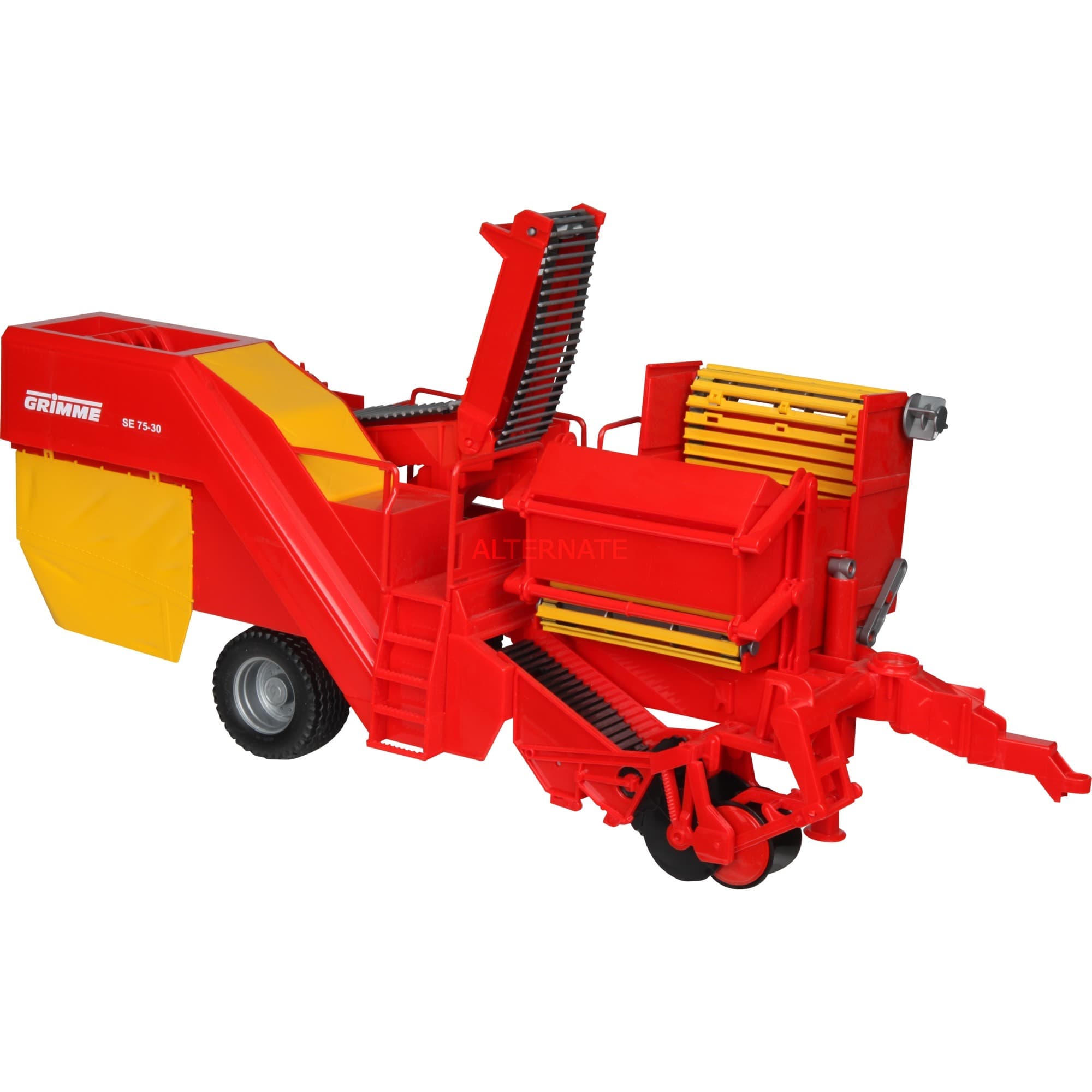 Grimme SE 75-30 Kartoffelvollernter mit 80 Kartoffelimitaten, Modellfahrzeug