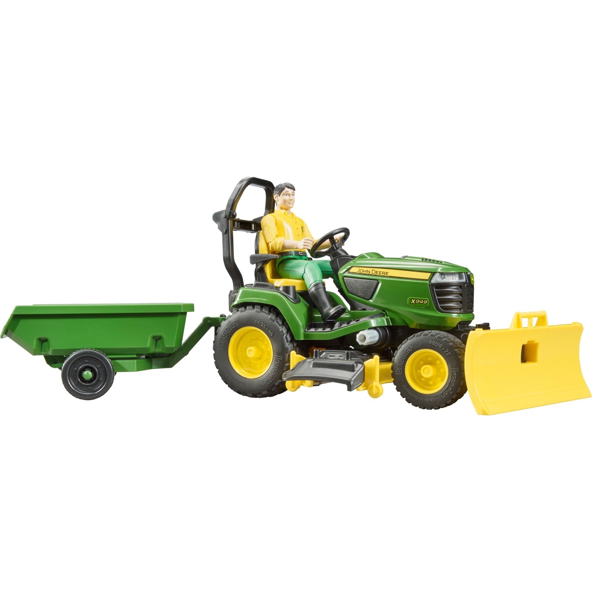 bworld John Deere Aufsitzrasenmäher, Modellfahrzeug