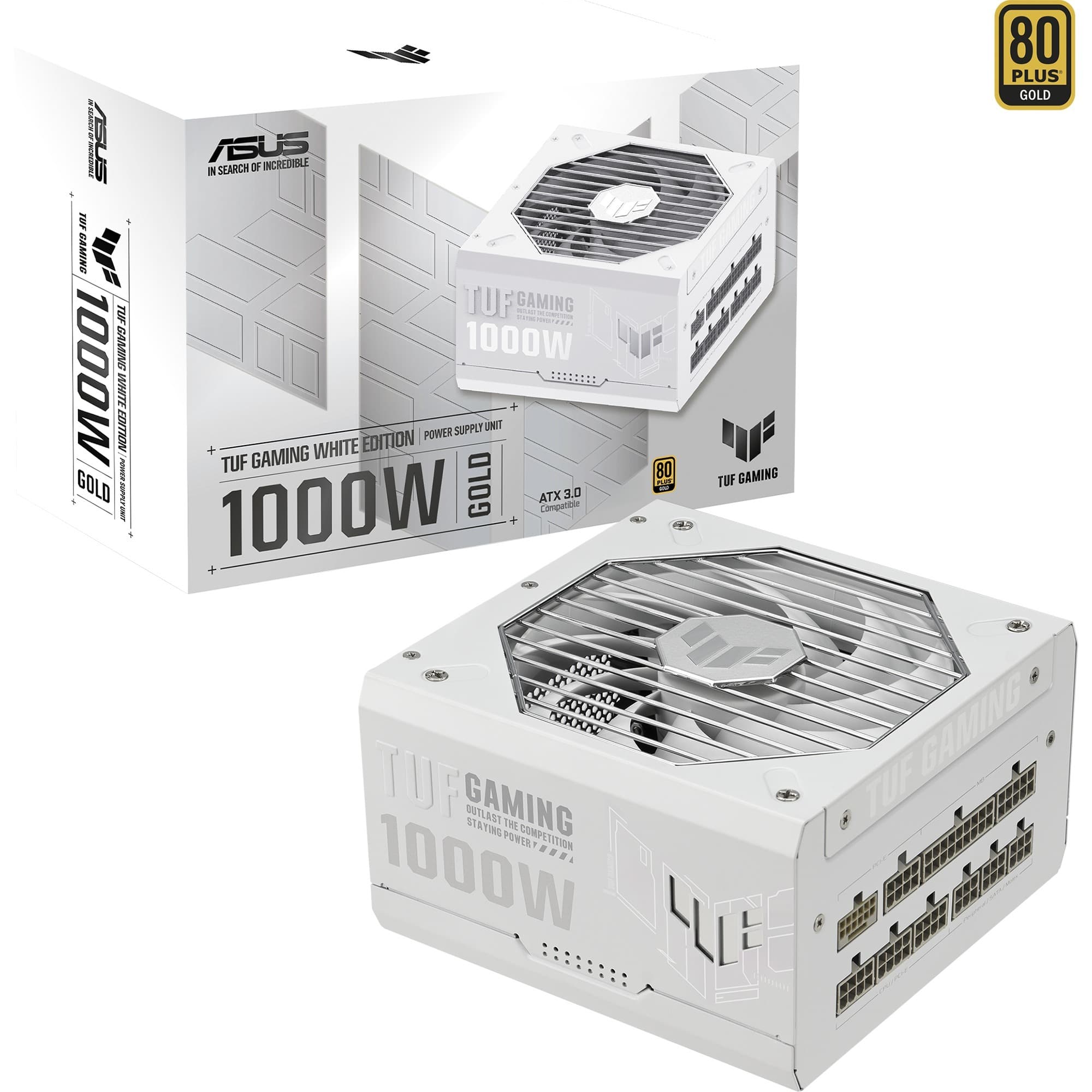 TUF Gaming 1000W Gold White Edition, PC-Netzteil